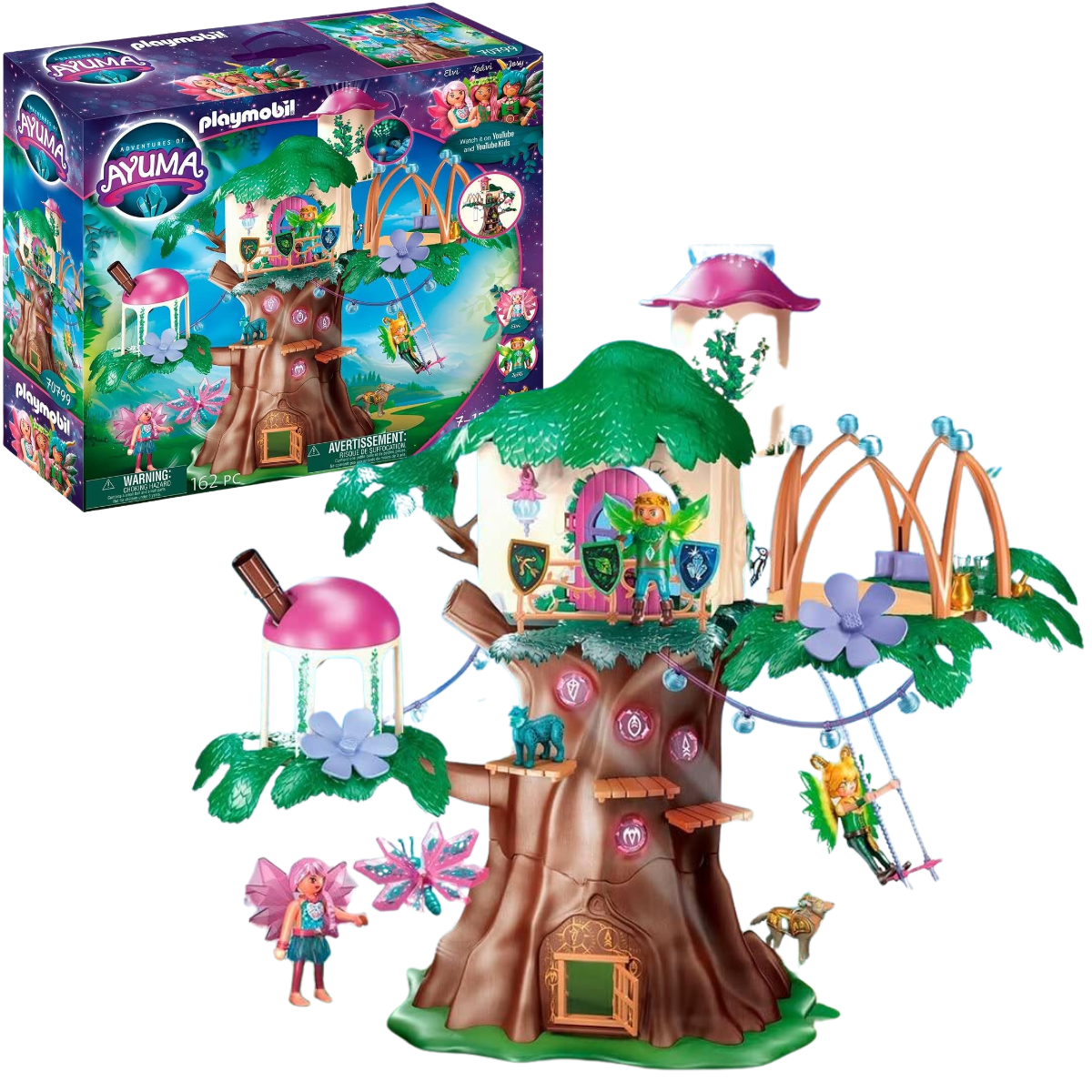 PLAYMOBIL AYUMA ÁRBOL DE LA COMUNIDAD CON LUZ Y ACCESORIOS - 1