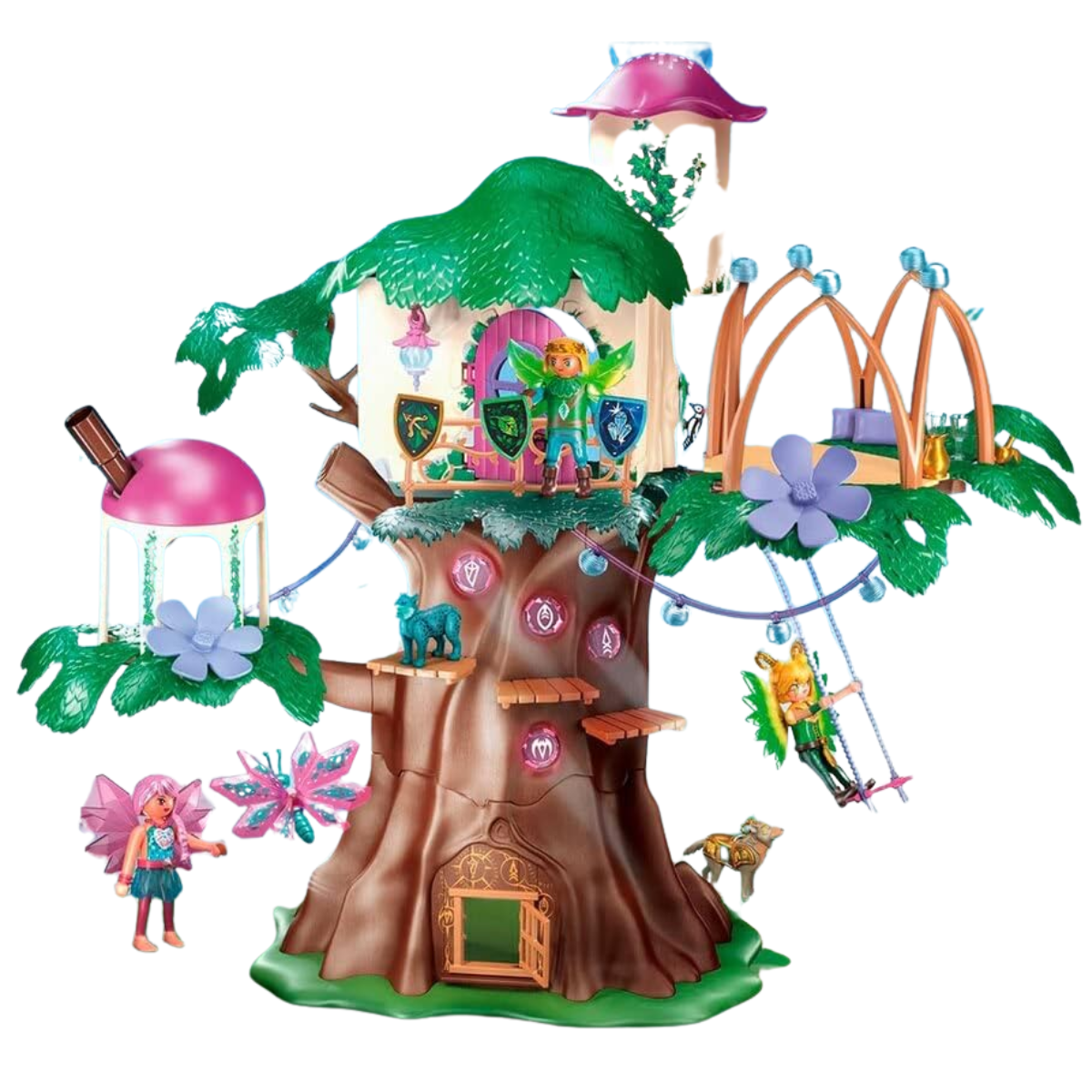 PLAYMOBIL AYUMA ÁRBOL DE LA COMUNIDAD CON LUZ Y ACCESORIOS - 3