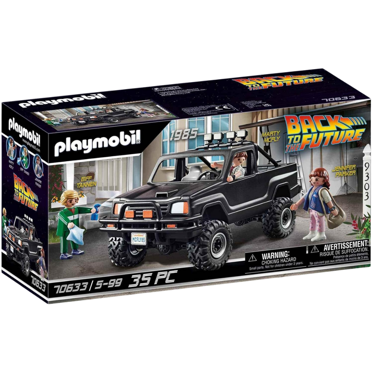 PLAYMOBIL BACK TO THE FUTURE CAMIONETA DE MARTY PICKUP INSPIRADA EN REGRESO AL FUTURO CON FIGURAS - 2