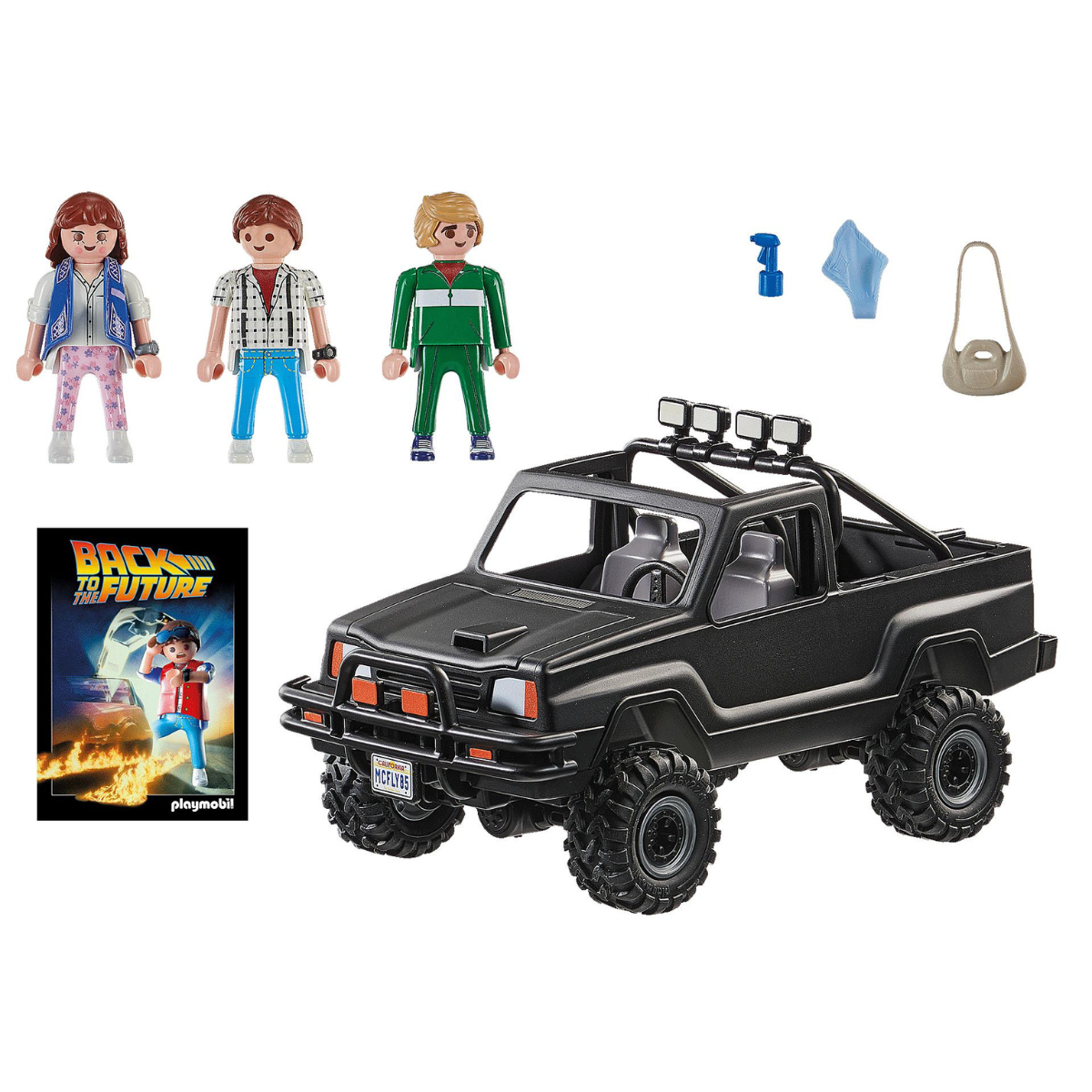 PLAYMOBIL BACK TO THE FUTURE CAMIONETA DE MARTY PICKUP INSPIRADA EN REGRESO AL FUTURO CON FIGURAS - 3