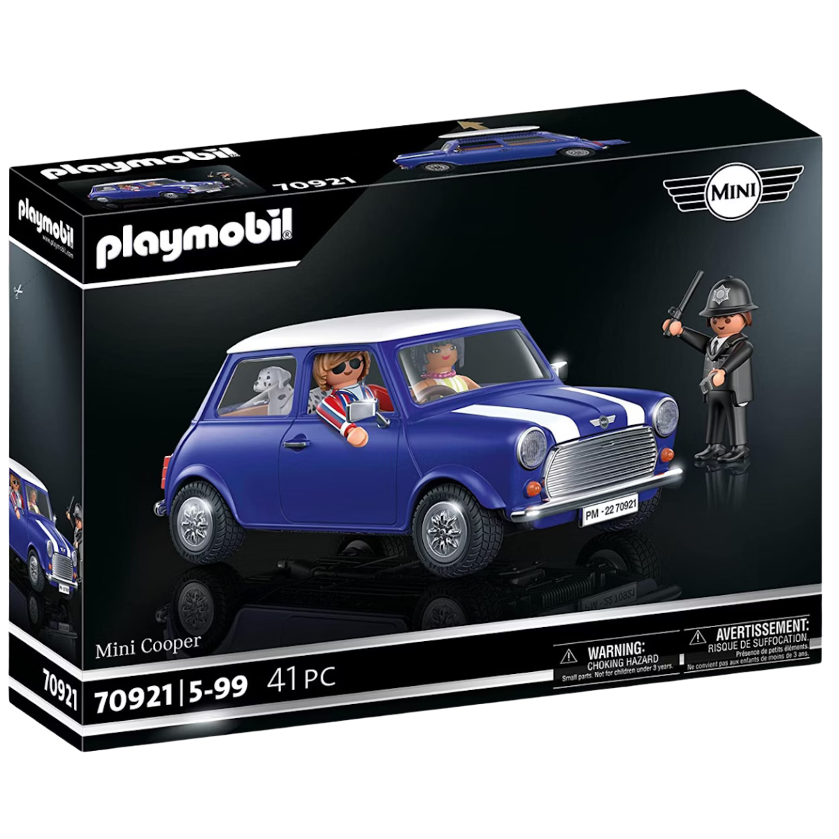 PLAYMOBIL CLASSIC CARS MINI COOPER COCHE CLÁSICO BRITÁNICO CON FIGURAS Y ACCESORIOS - 2