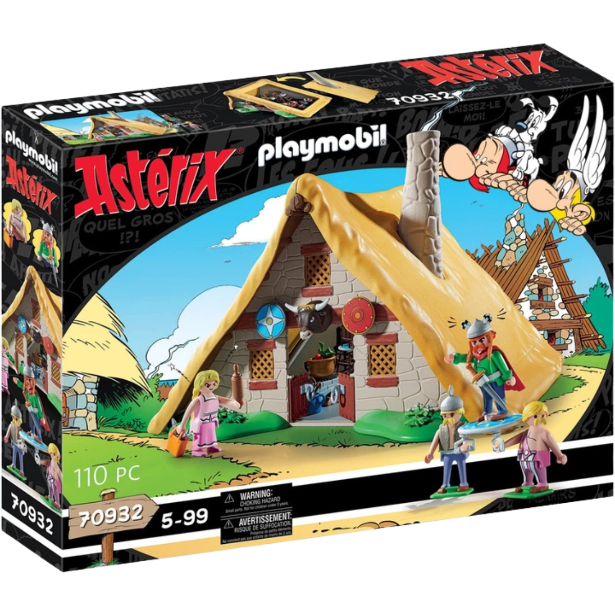 PLAYMOBIL ASTERIX LA CHOZA DE VITALSTATISTIX SET CON FIGURAS Y ACCESORIOS DE ASTERIX - 2