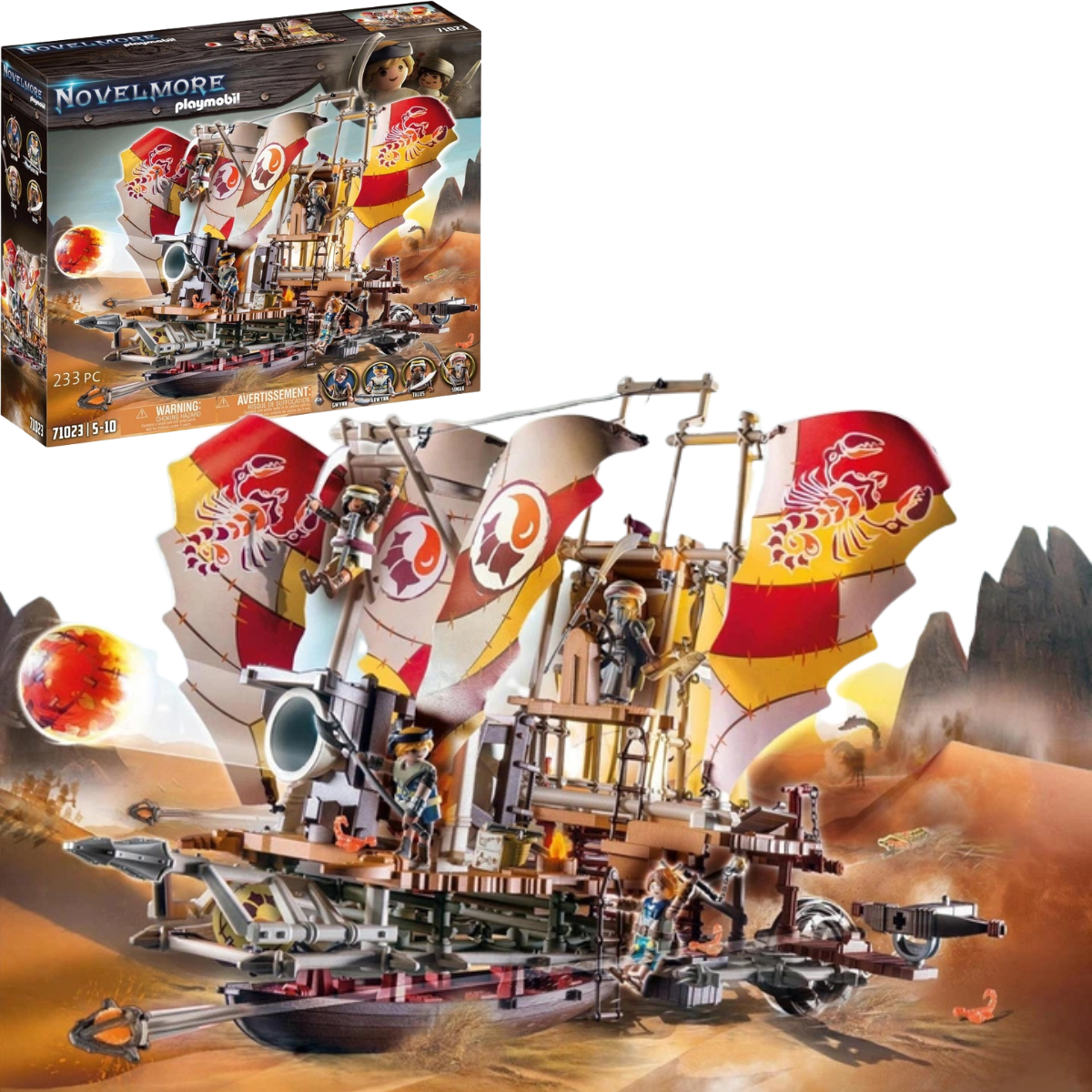 PLAYMOBIL NOVELMORE SAL’AHARI SANDS TORMENTA DE ARENA AVENTURA CON FIGURAS Y ACCESORIOS - 1