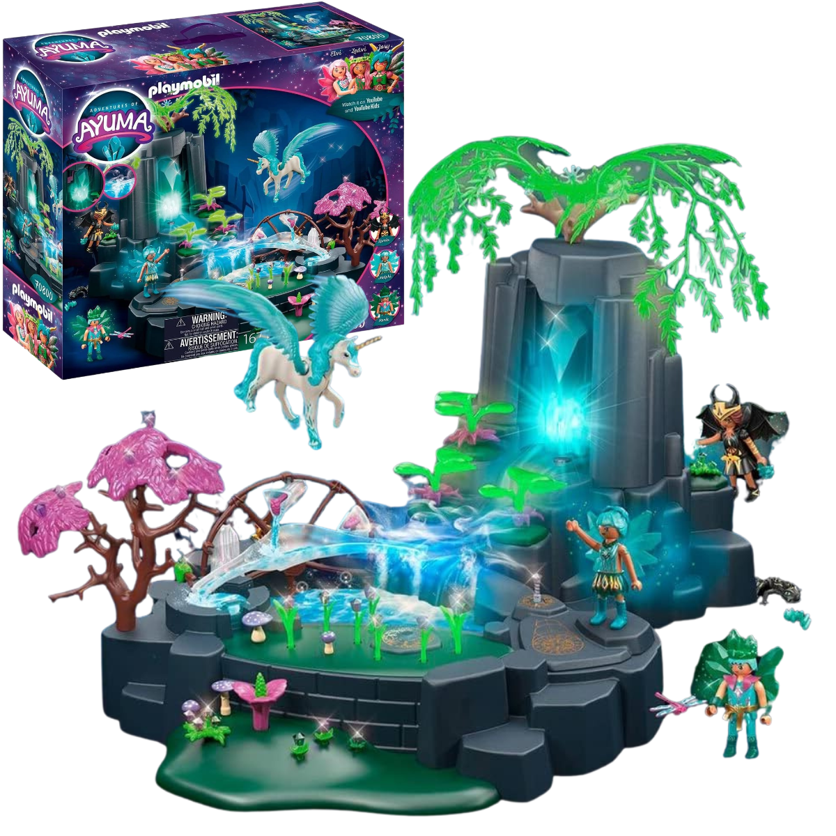 PLAYMOBIL AYUMA FUENTE DE ENERGÍA MÁGICA SET DE FANTASÍA CON EFECTOS DE LUZ Y NIEBLA - 1