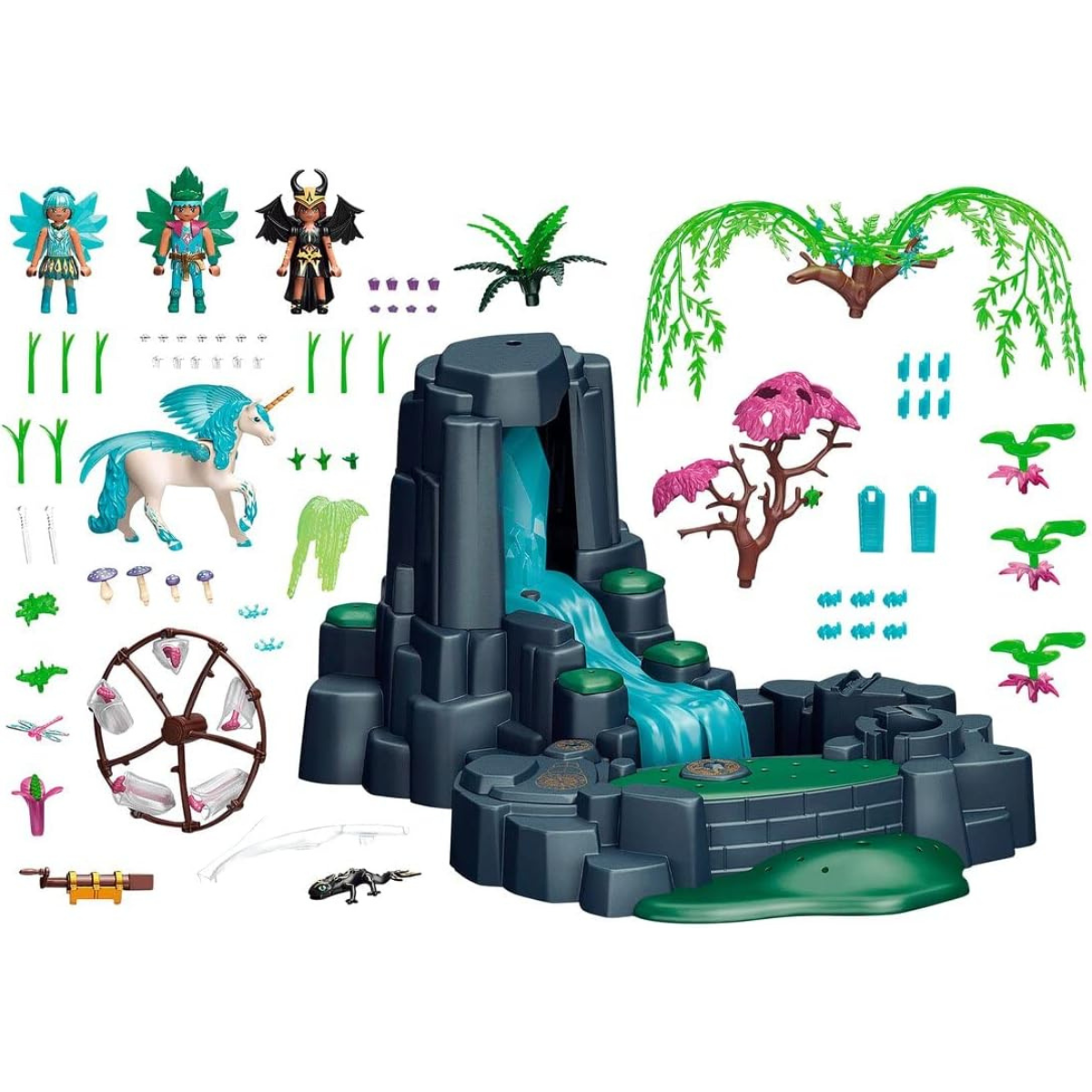 PLAYMOBIL AYUMA FUENTE DE ENERGÍA MÁGICA SET DE FANTASÍA CON EFECTOS DE LUZ Y NIEBLA - 3