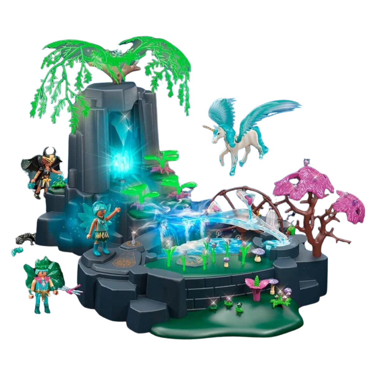 PLAYMOBIL AYUMA FUENTE DE ENERGÍA MÁGICA SET DE FANTASÍA CON EFECTOS DE LUZ Y NIEBLA - 4