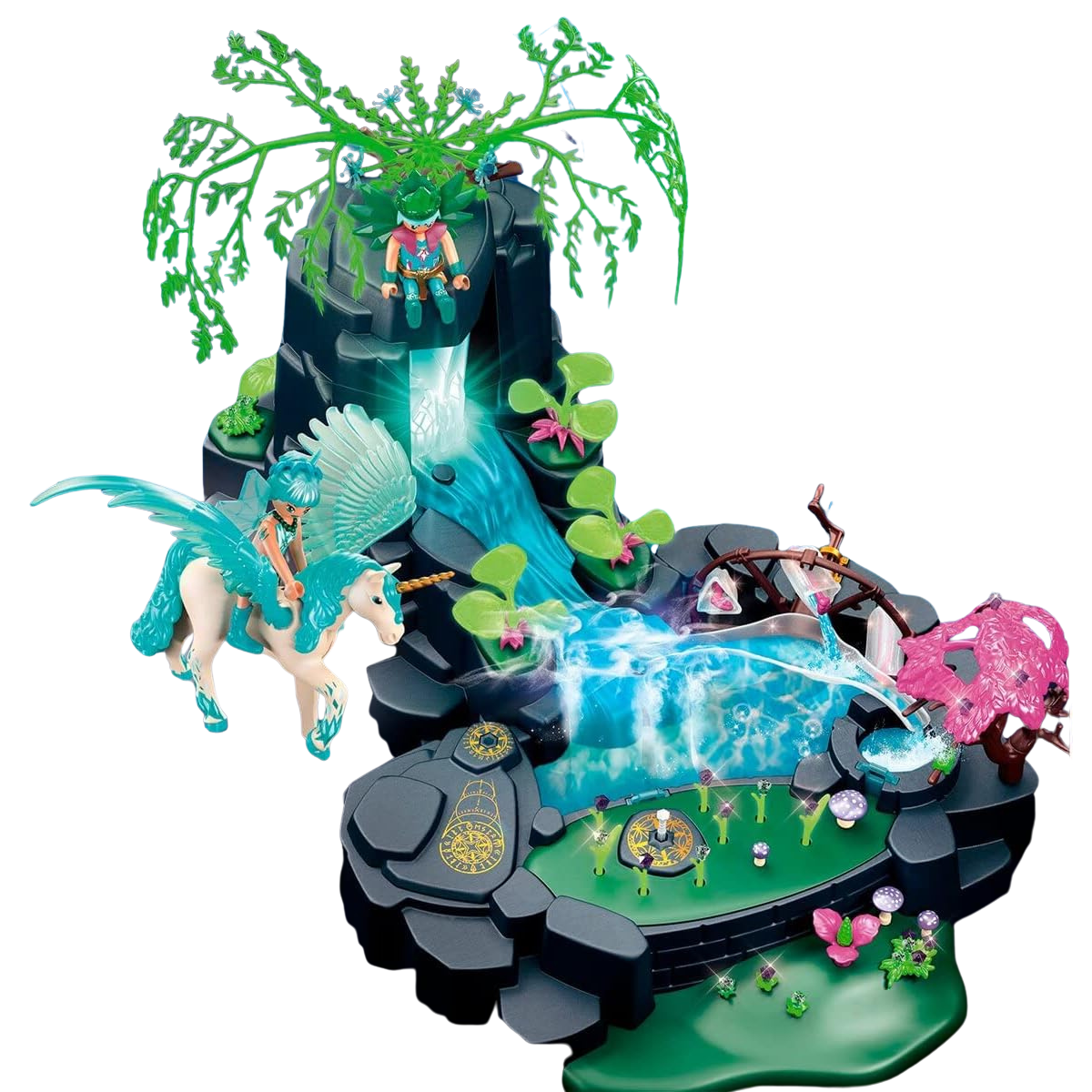 PLAYMOBIL AYUMA FUENTE DE ENERGÍA MÁGICA SET DE FANTASÍA CON EFECTOS DE LUZ Y NIEBLA - 5