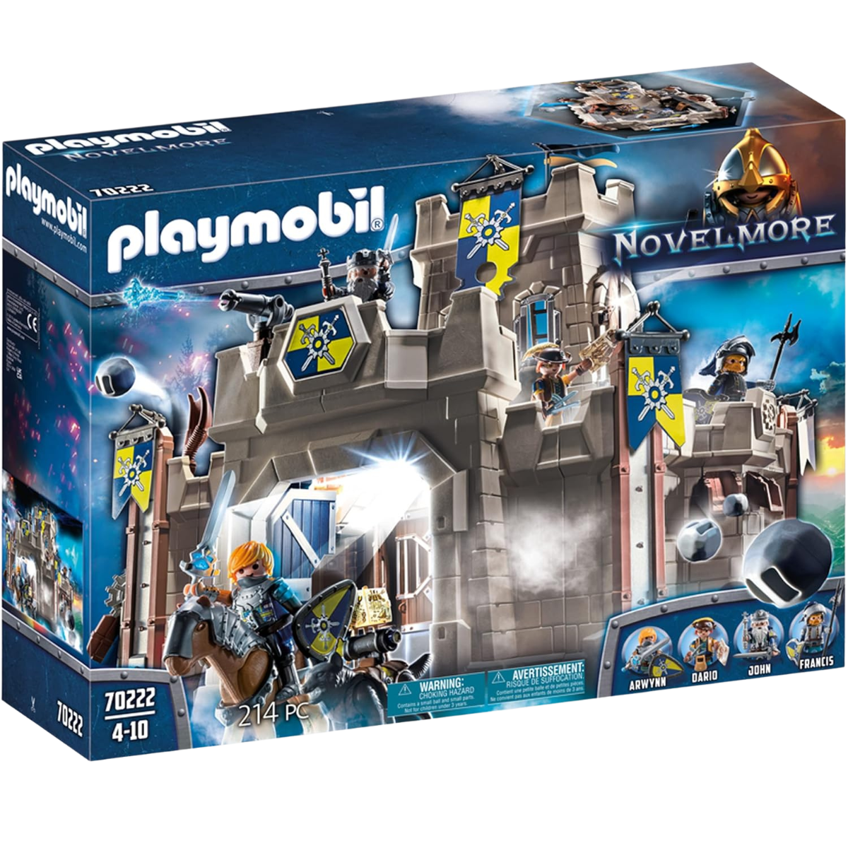 PLAYMOBIL NOVELMORE FORTALEZA CASTILLO DE CABALLEROS DON CATAPULTA Y ACCESORIOS - 2