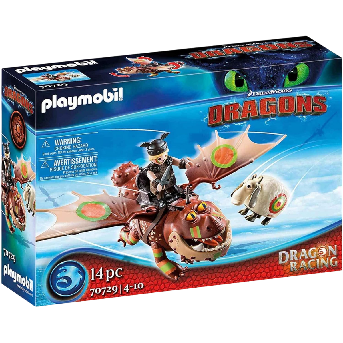 PLAYMOBIL DRAGON RACING BARRILETE Y PATAPEZ SET DRAGÓN CON FIGURA - 2