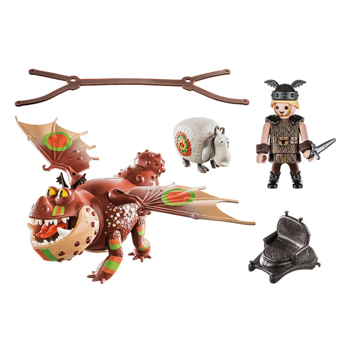 PLAYMOBIL DRAGON RACING BARRILETE Y PATAPEZ SET DRAGÓN CON FIGURA - 3