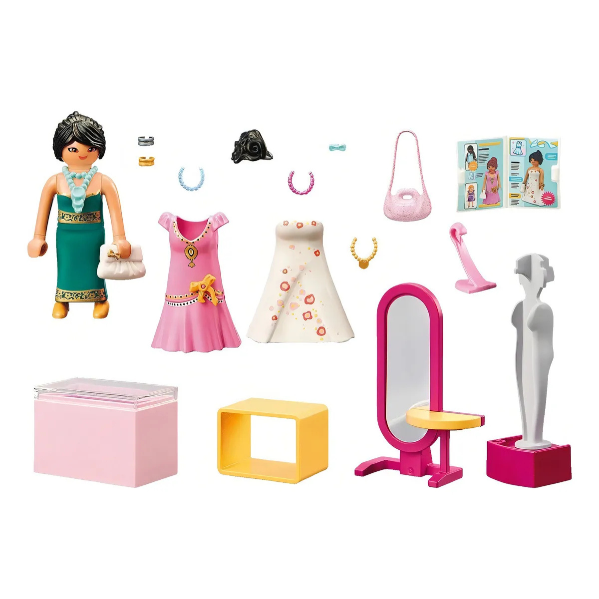 PLAYMOBIL CITY LIFE SET SET TIENDA DE MODA CON FIGURINA Y ACCESORIOS - 3
