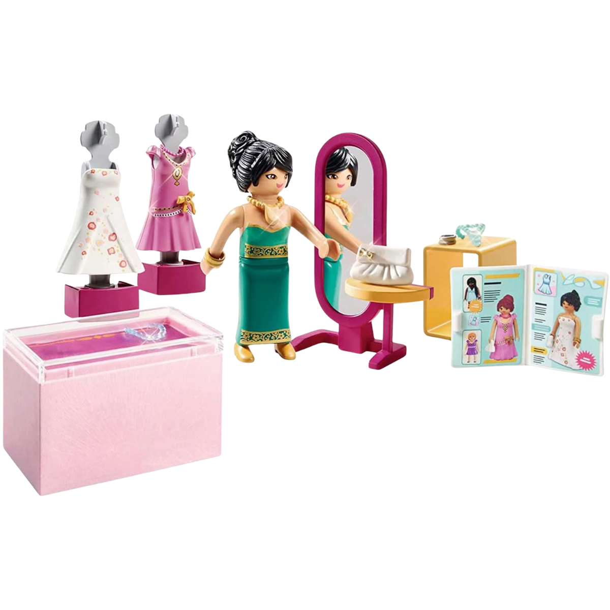 PLAYMOBIL CITY LIFE SET SET TIENDA DE MODA CON FIGURINA Y ACCESORIOS - 4