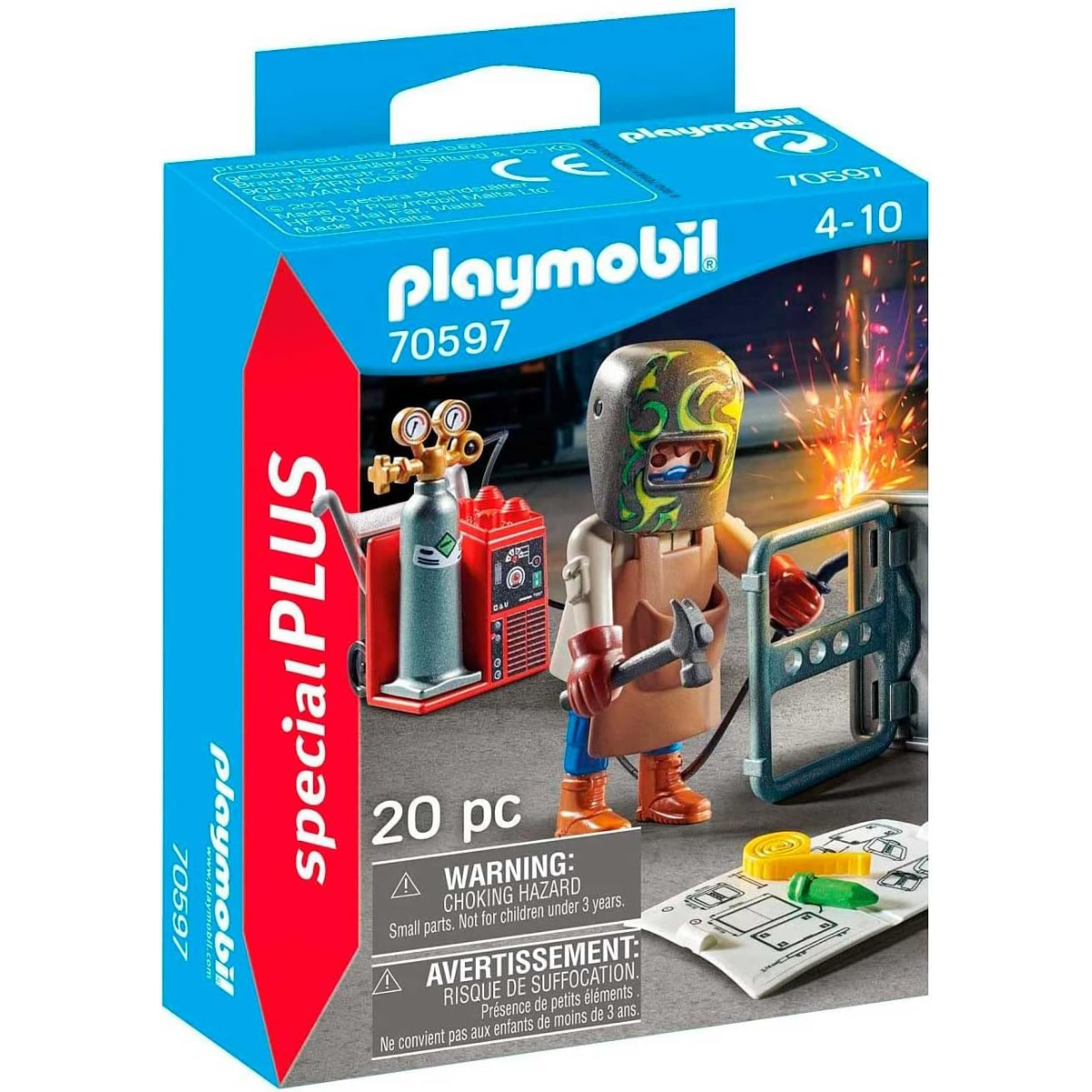PLAYMOBIL FIGURA DE COLECCIÓN SPECIAL PLUS SOLDADOR CON EQUIPO - 2