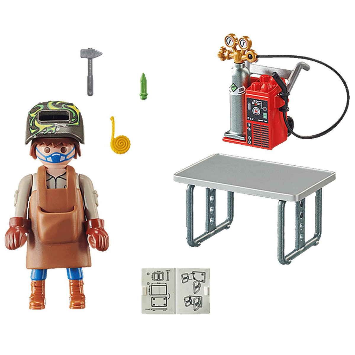 PLAYMOBIL FIGURA DE COLECCIÓN SPECIAL PLUS SOLDADOR CON EQUIPO - 3