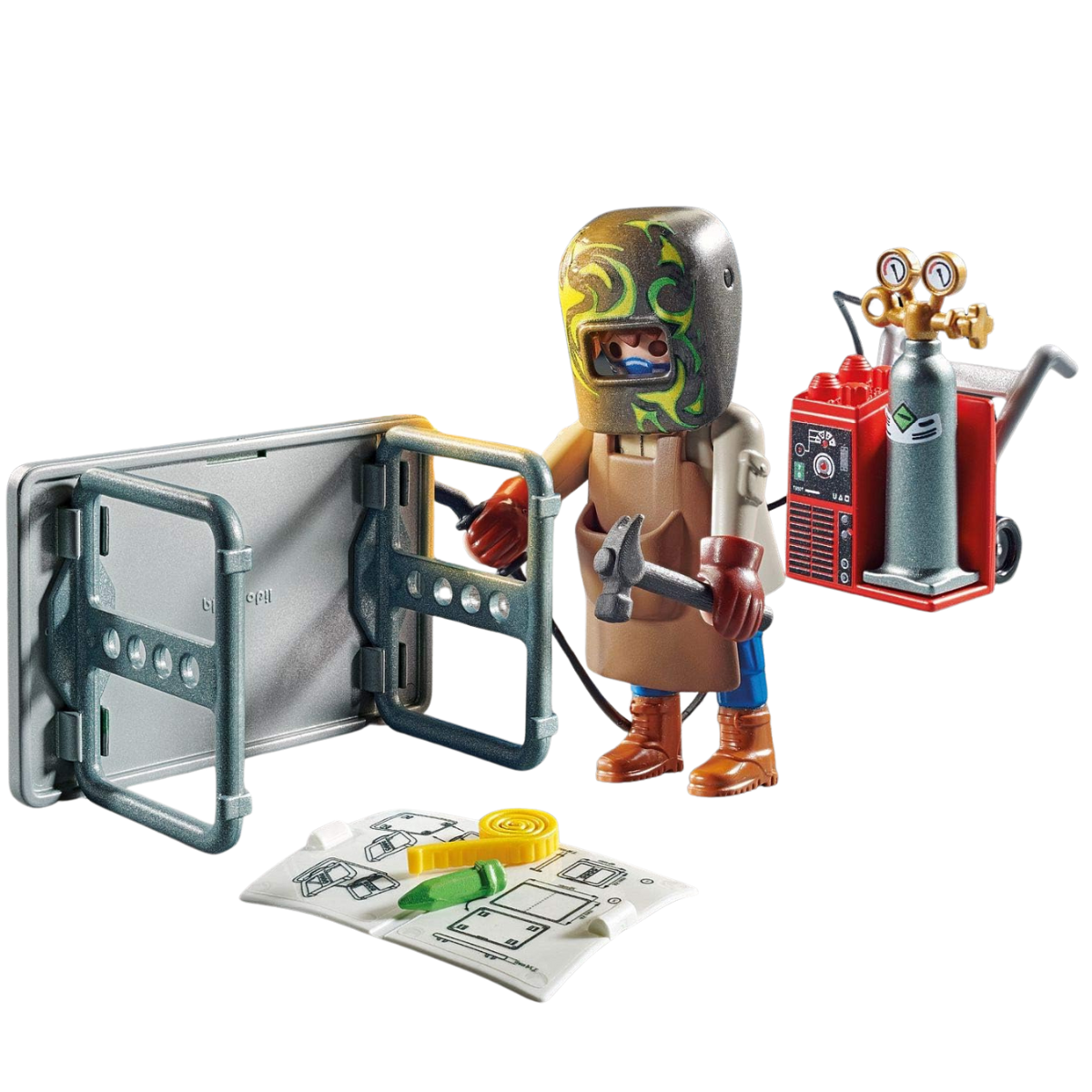 PLAYMOBIL FIGURA DE COLECCIÓN SPECIAL PLUS SOLDADOR CON EQUIPO - 4