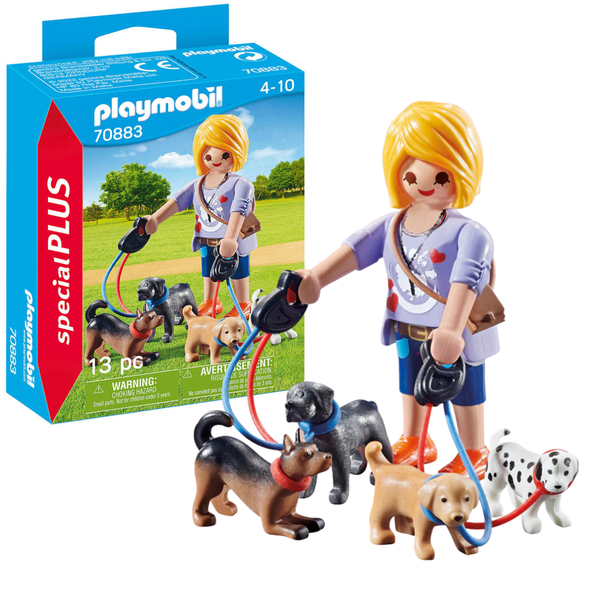 PLAYMOBIL FIGURA DE COLECCIÓN SPECIAL PLUS CUIDADORA DE PERROS - 1
