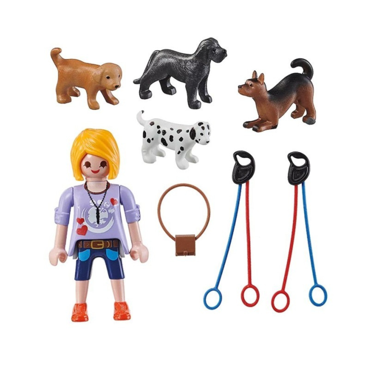 PLAYMOBIL FIGURA DE COLECCIÓN SPECIAL PLUS CUIDADORA DE PERROS - 3