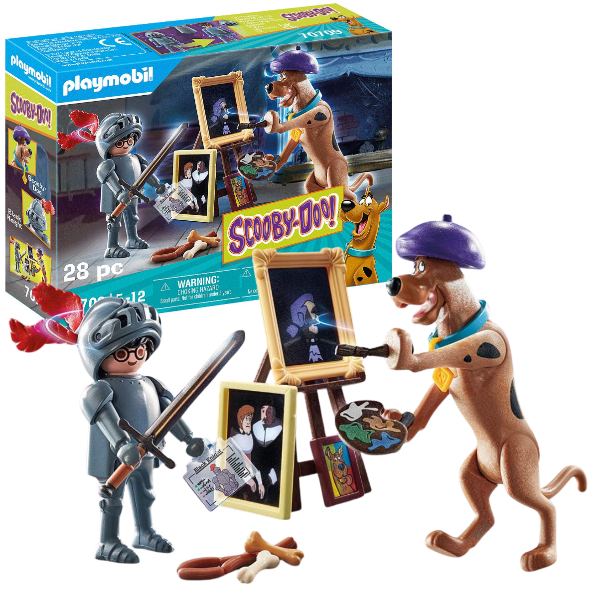 PLAYMOBIL SCOOBY-DOO AVENTURA CABALLERO EMBRUJADO Y ACCESORIOS - 1