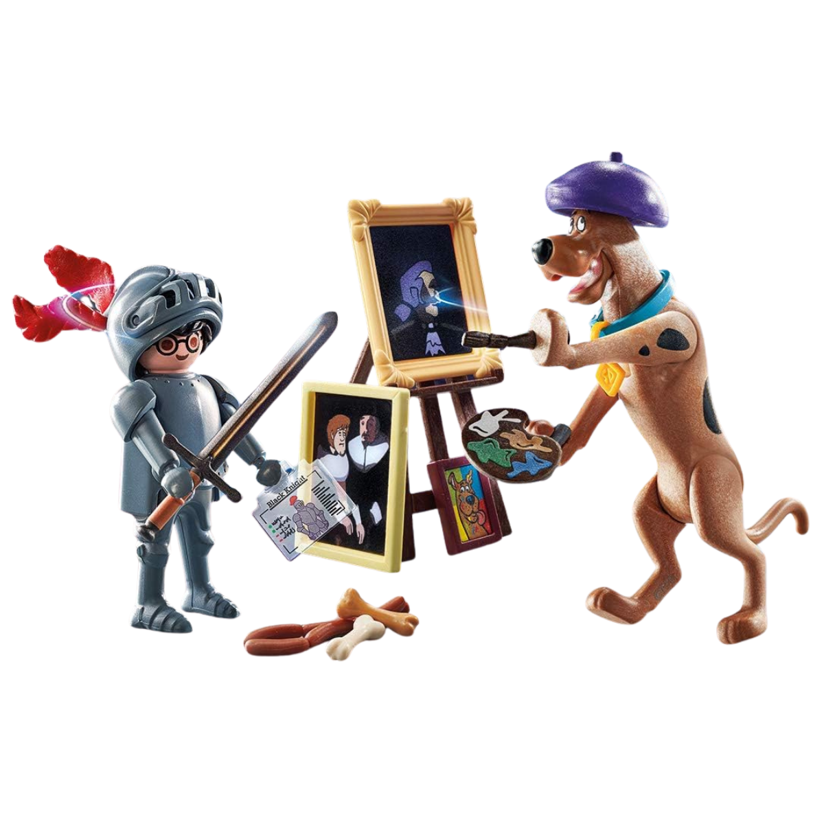 PLAYMOBIL SCOOBY-DOO AVENTURA CABALLERO EMBRUJADO Y ACCESORIOS - 3