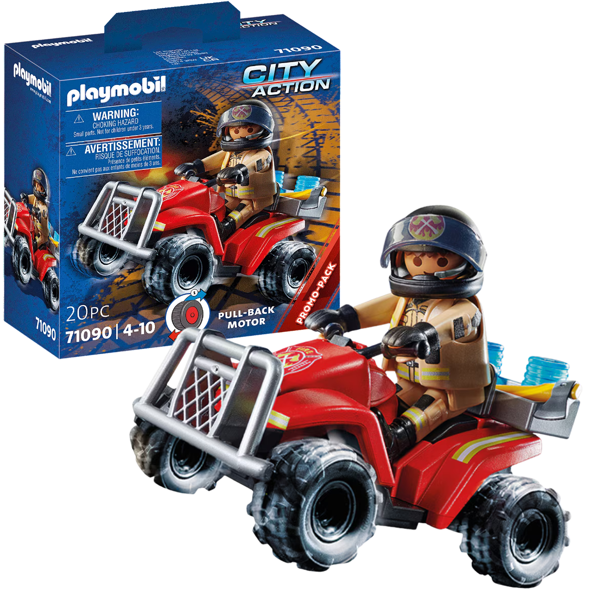 PLAYMOBIL FIGURA DE COLECCIÓN CITY ACTION CARRO DE BOMBEROS - 1