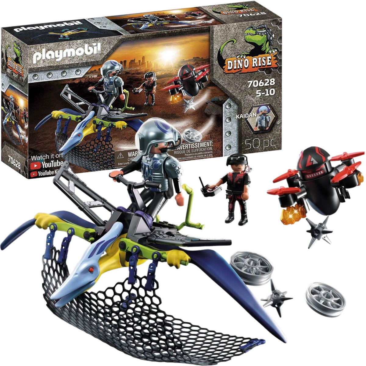 PLAYMOBIL DINO RISE ATAQUE DESDE EL AIRE DRONE STRIKE - 1