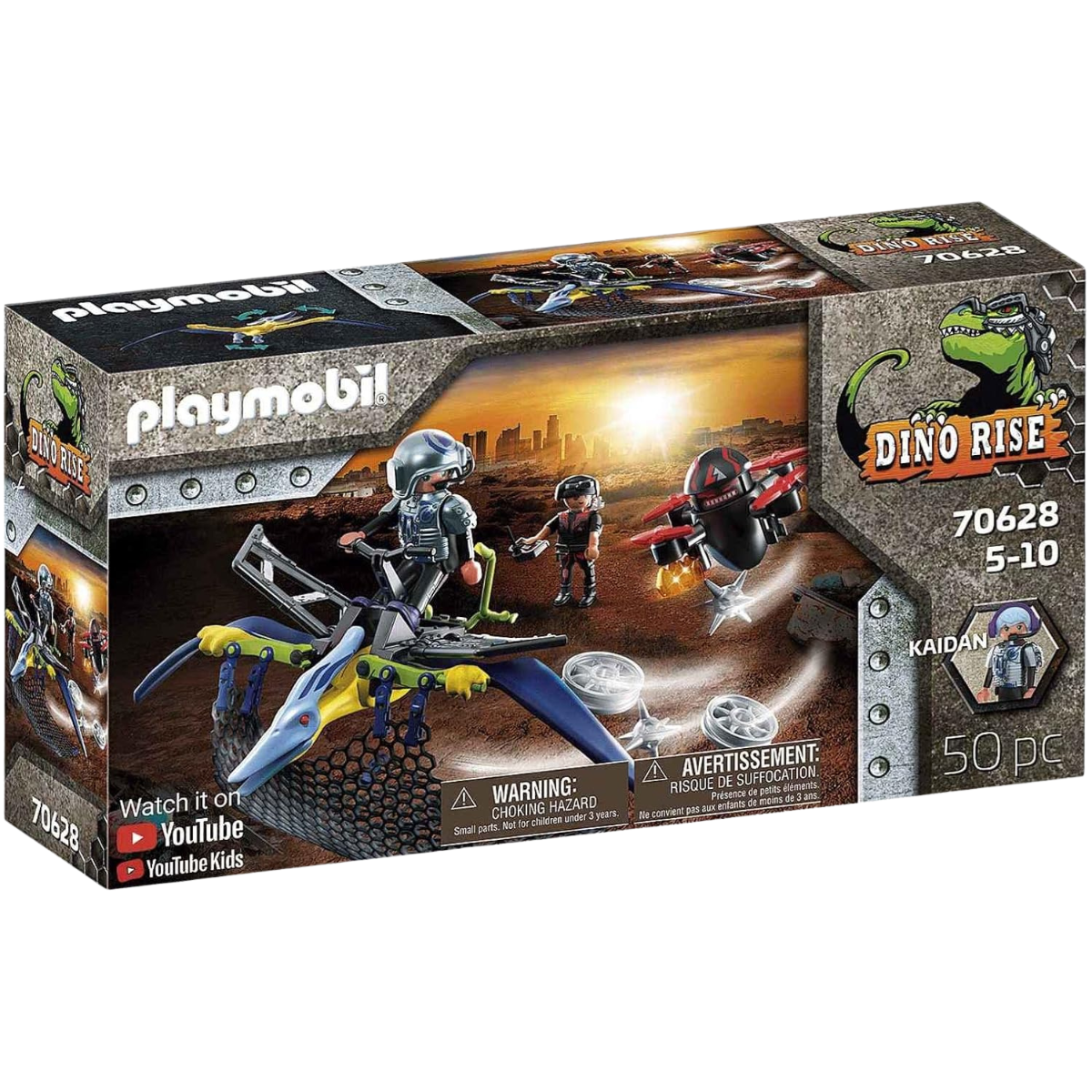 PLAYMOBIL DINO RISE ATAQUE DESDE EL AIRE DRONE STRIKE - 2
