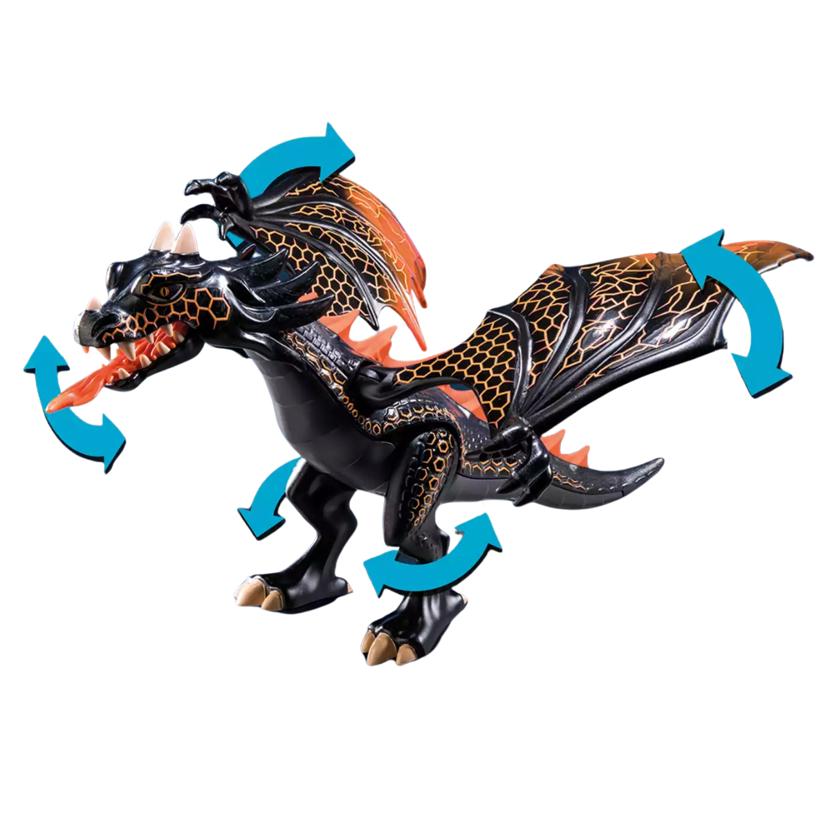 PLAYMOBIL NOVELMORE ATAQUE DEL DRAGÓN SET DRAGÓN Y CABALLEROS - 4