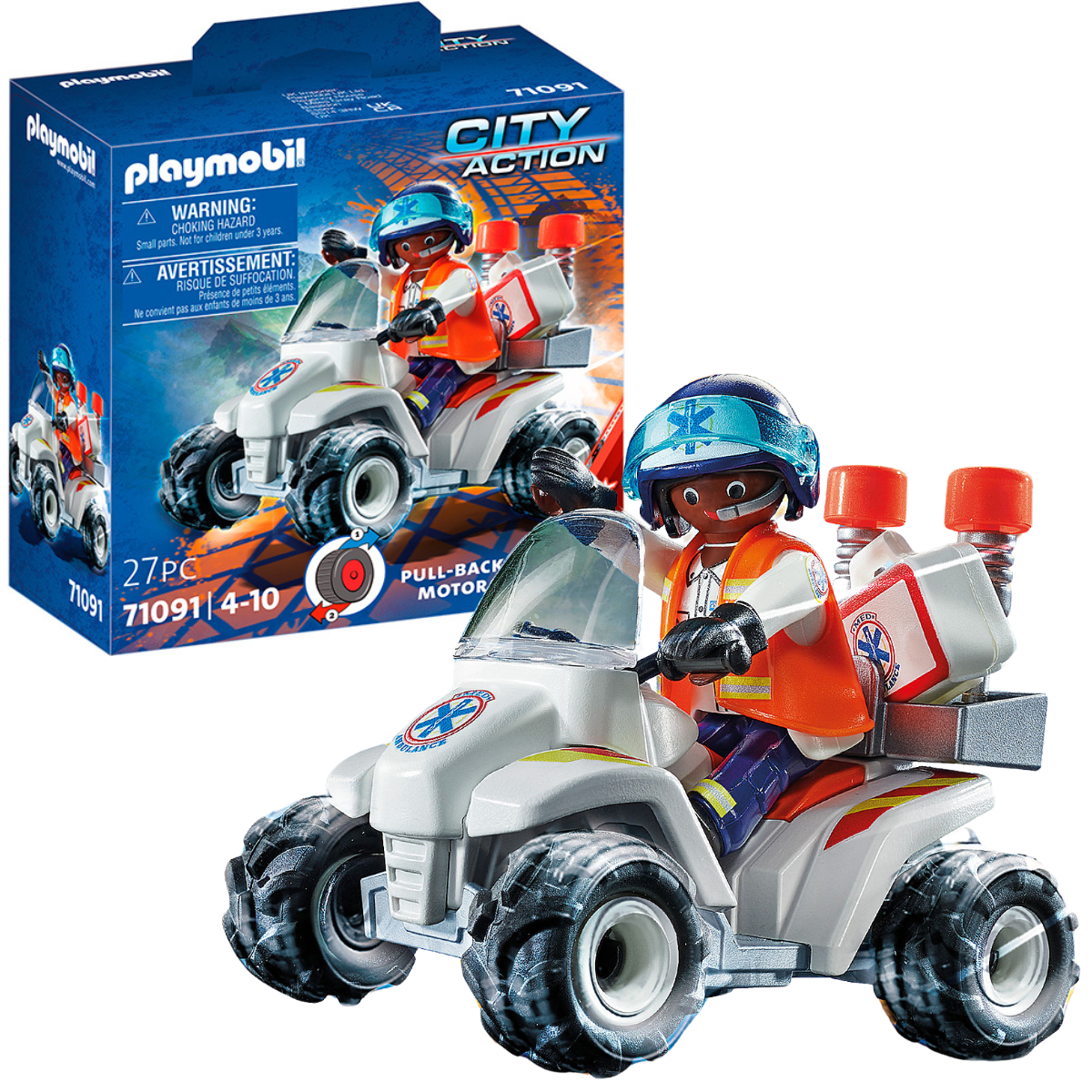 PLAYMOBIL FIGURA DE COLECCIÓN CITY ACTION MEDICAL QUAD - 1
