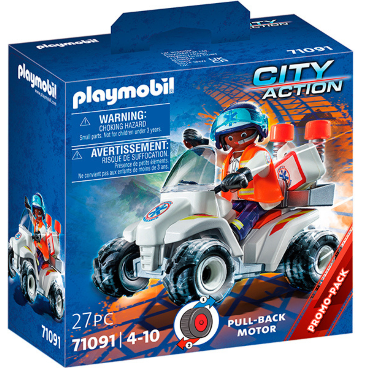 PLAYMOBIL FIGURA DE COLECCIÓN CITY ACTION MEDICAL QUAD - 2