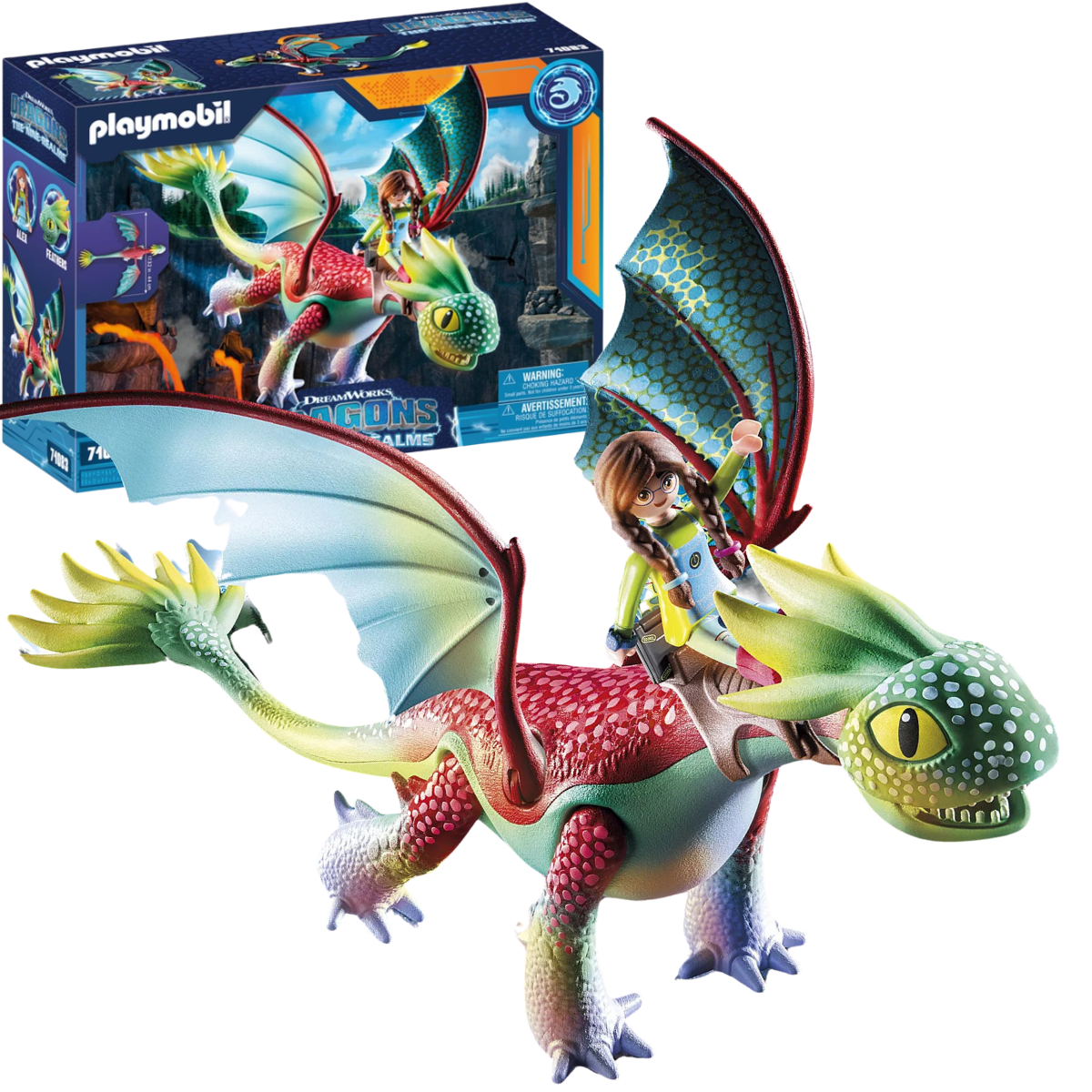 PLAYMOBIL DRAGONS LOS NUEVE REINOS FEATHERS Y ALEX SET DRAG N INTERACTIVO playmobil-dragons-los-nueve-reinos-feathers-y-alex-set-drag-n-interactivo