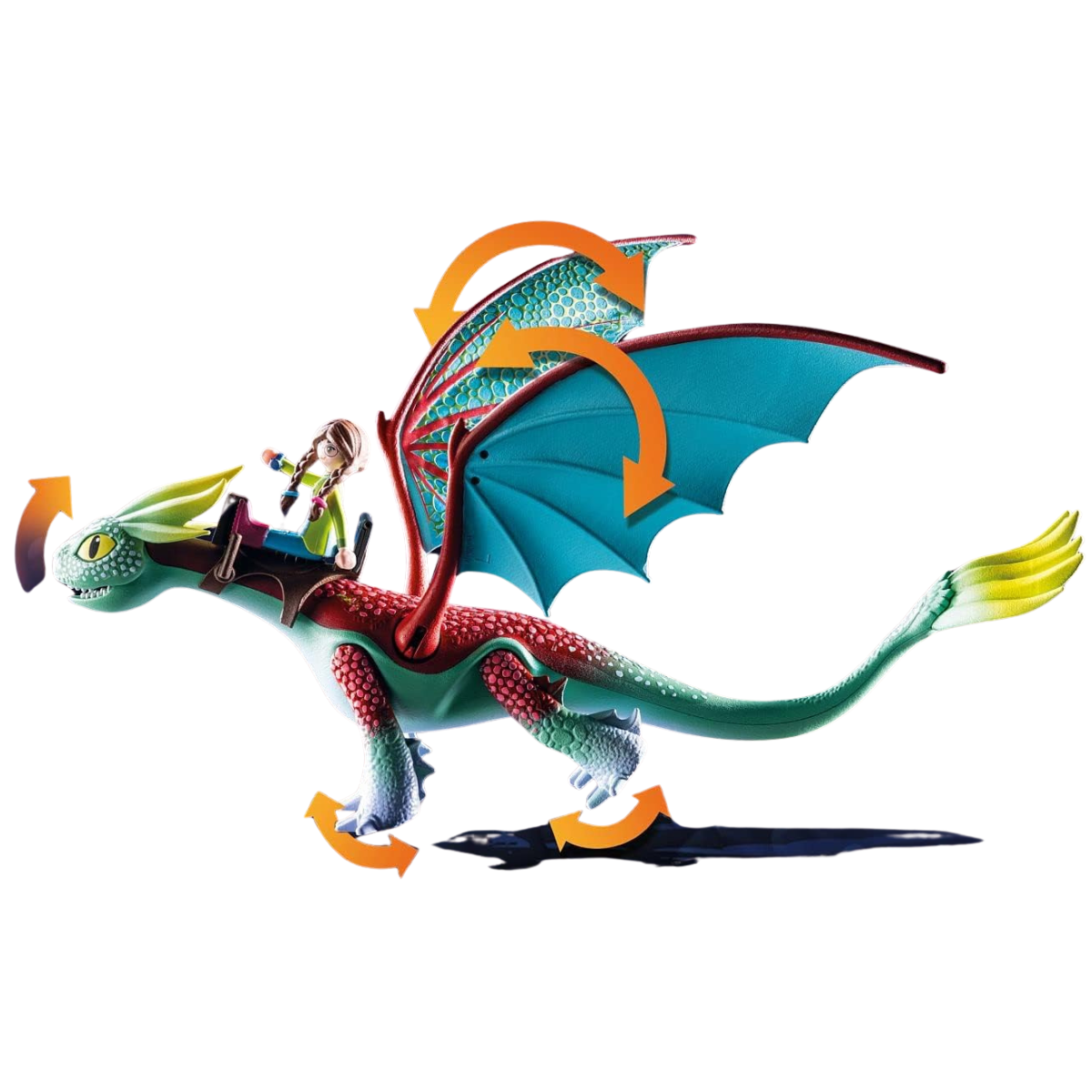 PLAYMOBIL DRAGONS LOS NUEVE REINOS FEATHERS Y ALEX SET DRAGÓN INTERACTIVO - 4