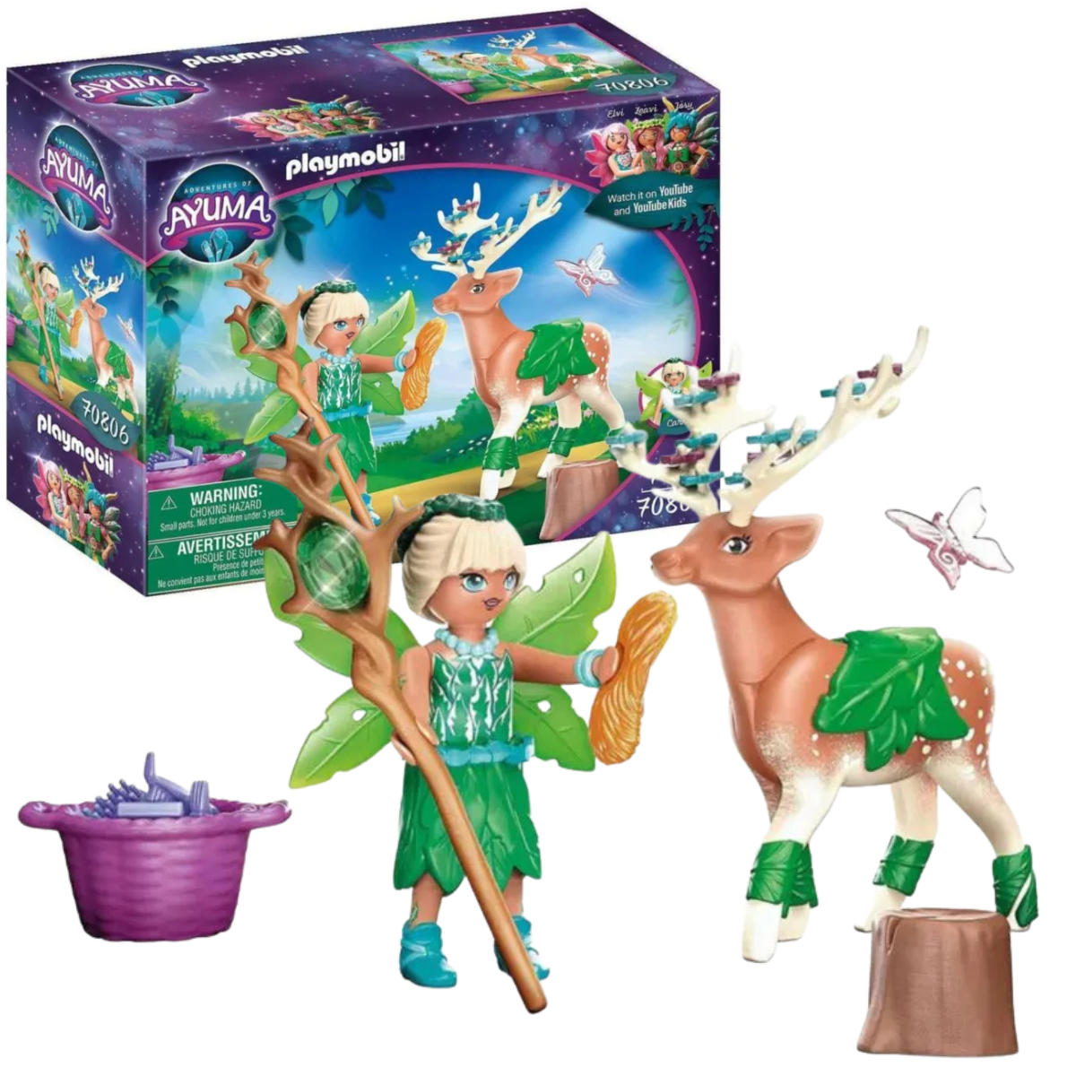 PLAYMOBIL AYUMA HADA DEL BOSQUE CON ANIMAL DEL ALMA - 1