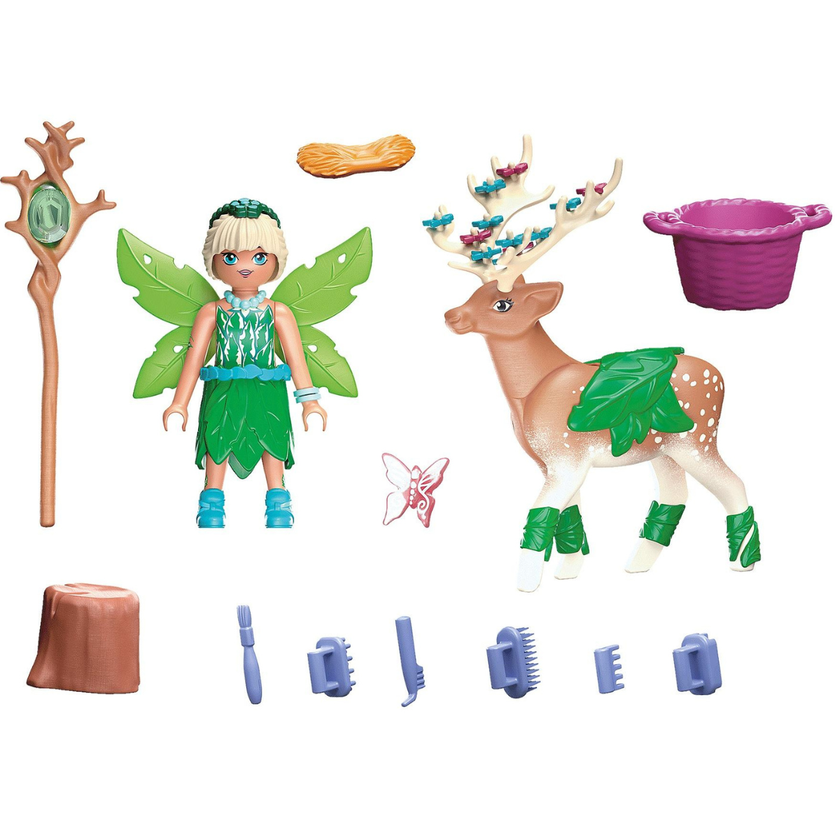 PLAYMOBIL AYUMA HADA DEL BOSQUE CON ANIMAL DEL ALMA - 3
