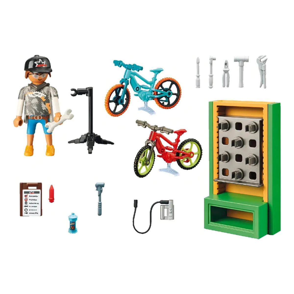 PLAYMOBIL CITY LIFE SET DE REGALO TALLER DE BICICLETAS ELÉCTRICAS - 3