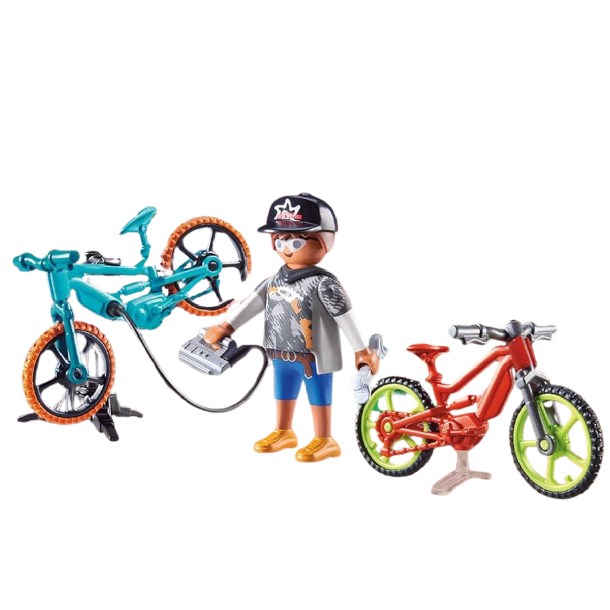 PLAYMOBIL CITY LIFE SET DE REGALO TALLER DE BICICLETAS ELÉCTRICAS - 4