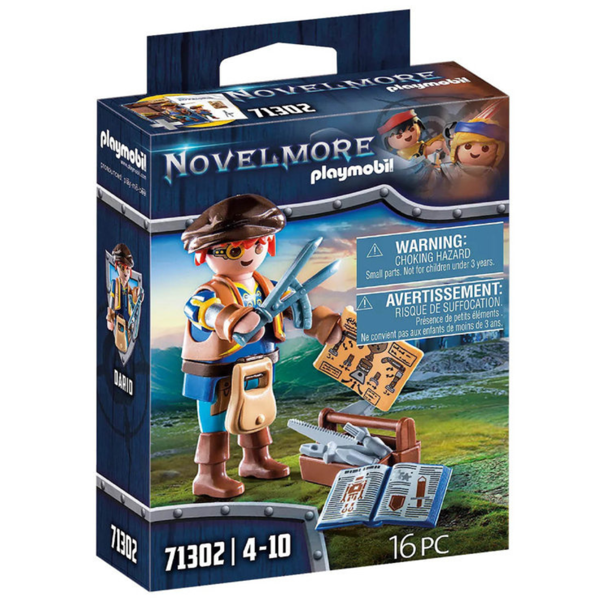 PLAYMOBIL FIGURA DE COLECCIÓN NOVELMORE DARIO CON HERRAMIENTAS - 2