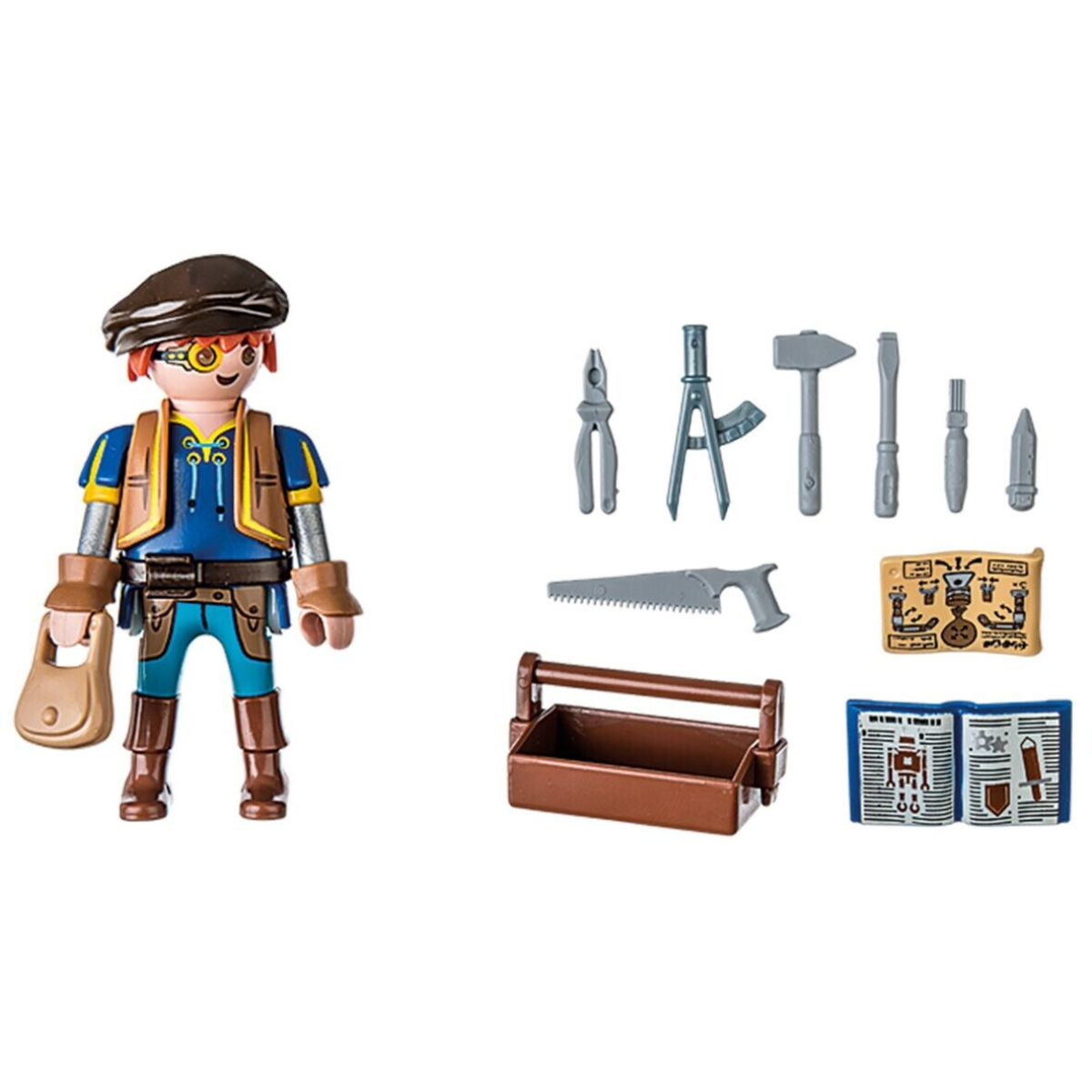 PLAYMOBIL FIGURA DE COLECCIÓN NOVELMORE DARIO CON HERRAMIENTAS - 3