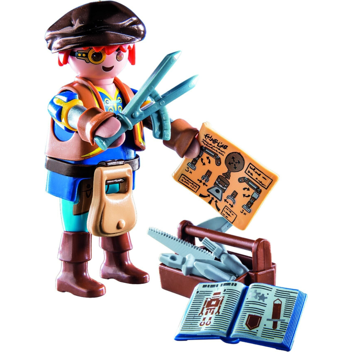 PLAYMOBIL FIGURA DE COLECCIÓN NOVELMORE DARIO CON HERRAMIENTAS - 4