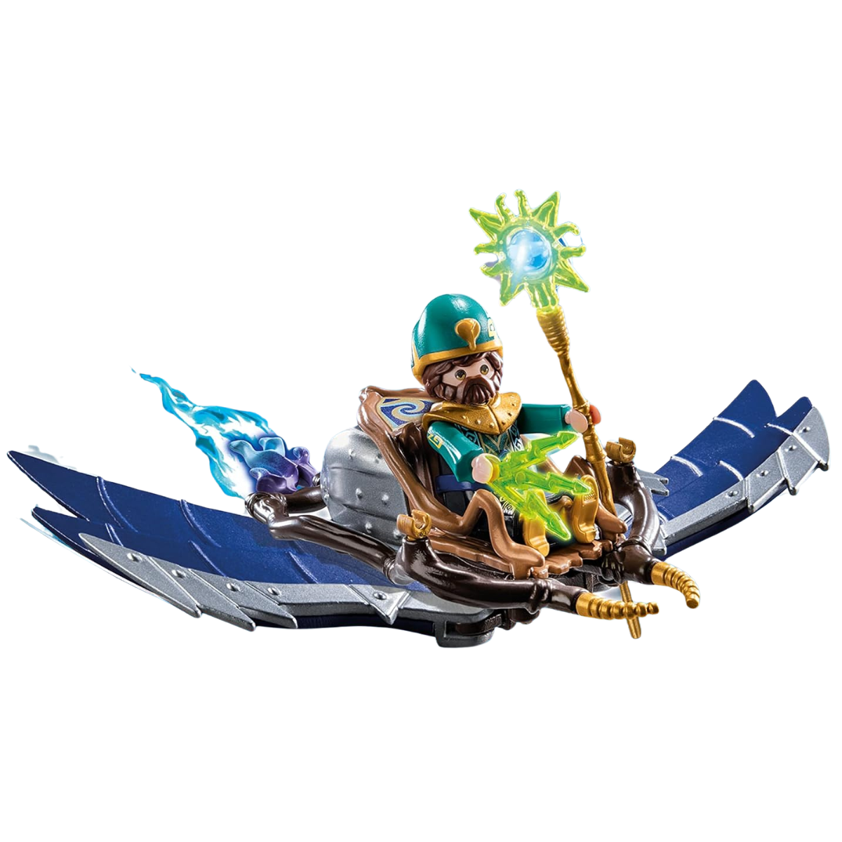 PLAYMOBIL NOVELMORE MAGO DEL AIRE FIGURA CON PLANEADOR - 4