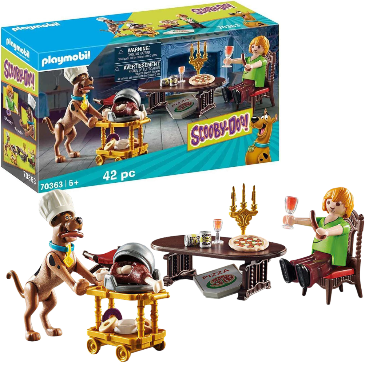 PLAYMOBIL SCOOBY-DOO CENA CON SHAGGY - 1