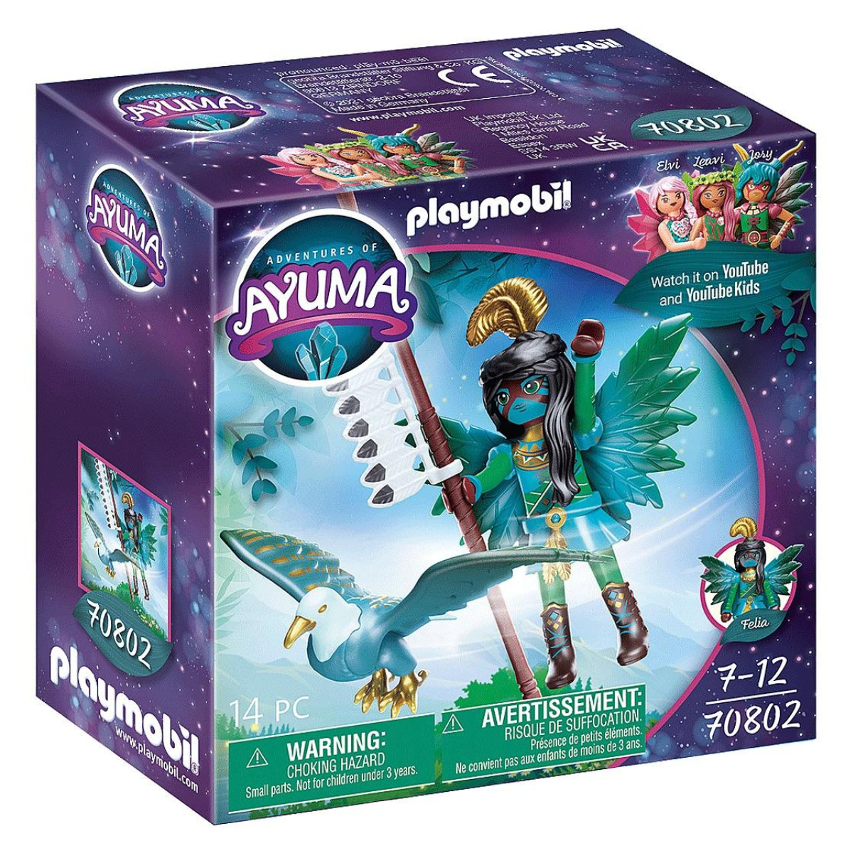 PLAYMOBIL AYUMA FIGURA HADA GUERRERO CON ÁGUILA - 2