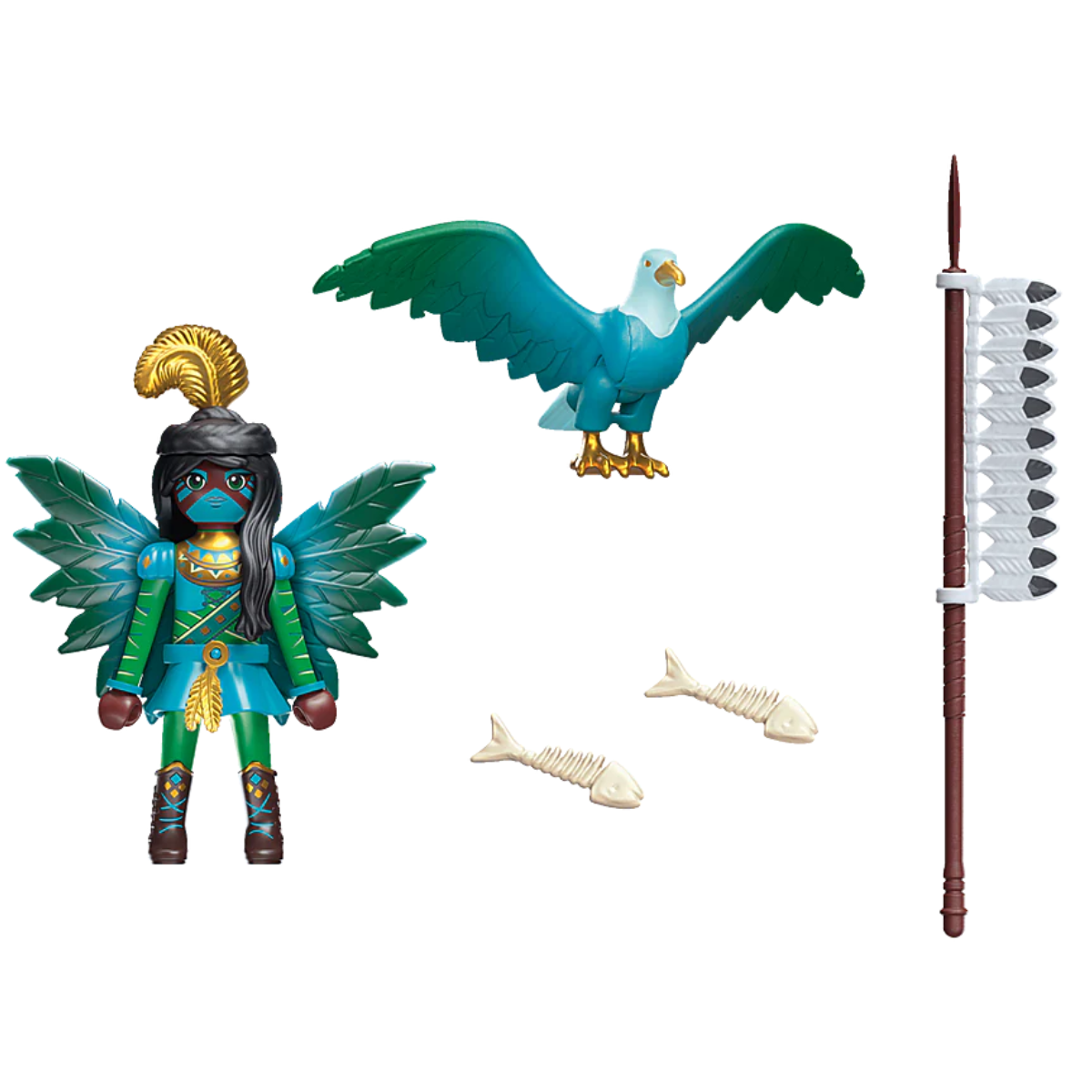 PLAYMOBIL AYUMA FIGURA HADA GUERRERO CON ÁGUILA - 3