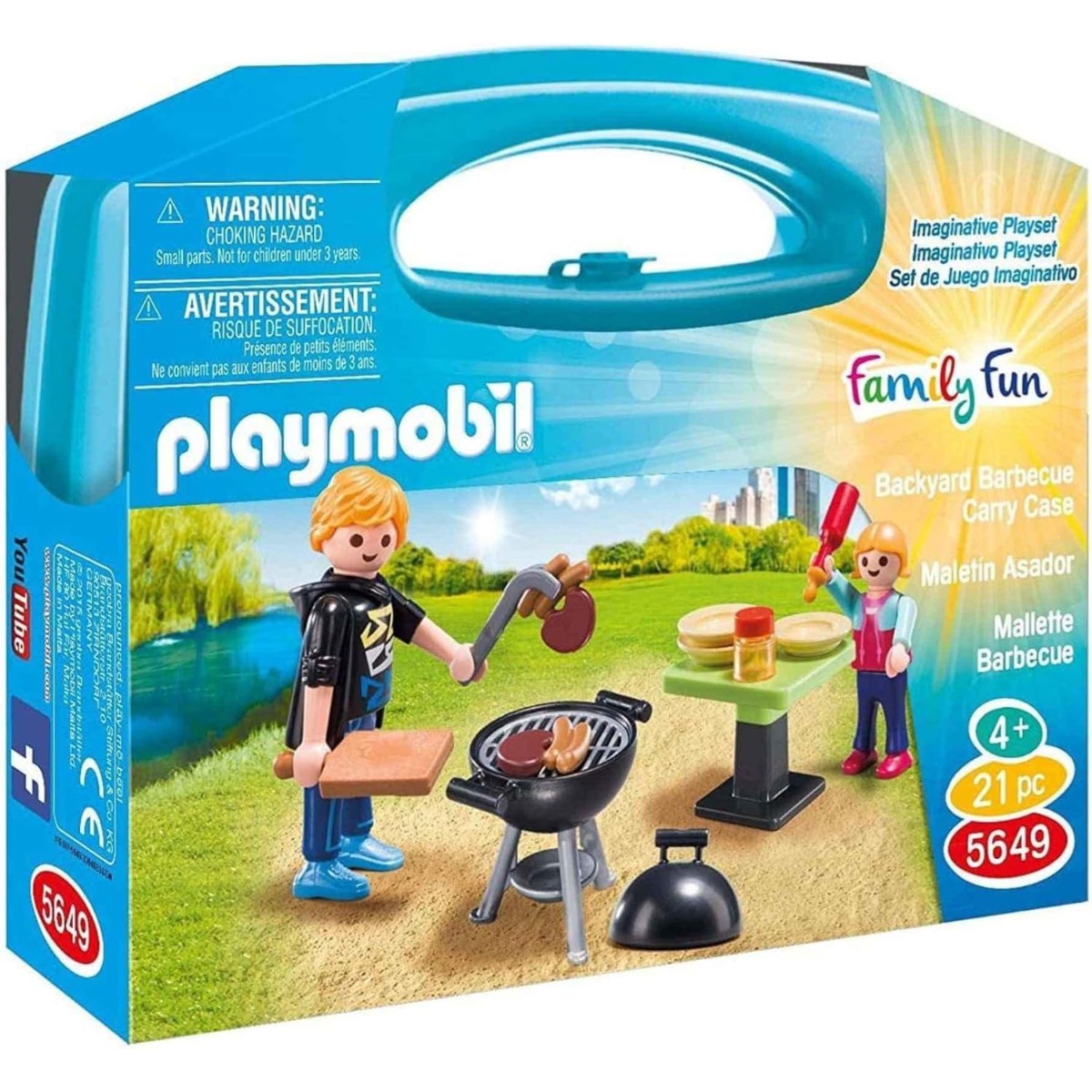 PLAYMOBIL MALETÍN SET PICNIC CON FIGURAS Y ACCESORIOS - 2