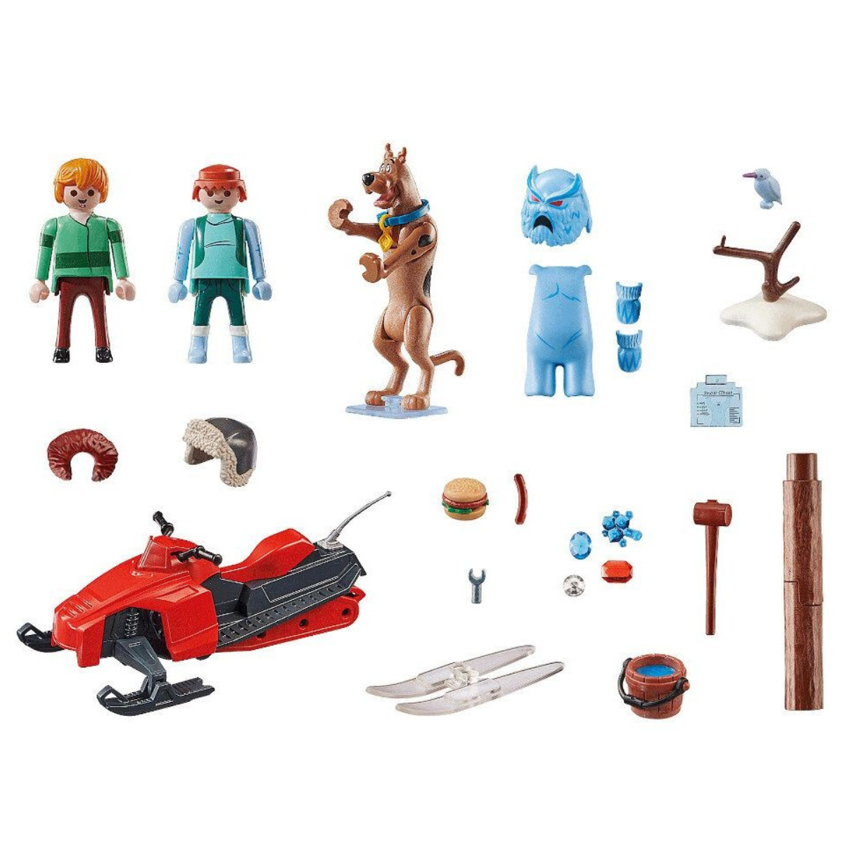 PLAYMOBIL SCOOBY-DOO AVENTURA SON SNOW GHOST Y MOTO DE NIEVE - 3
