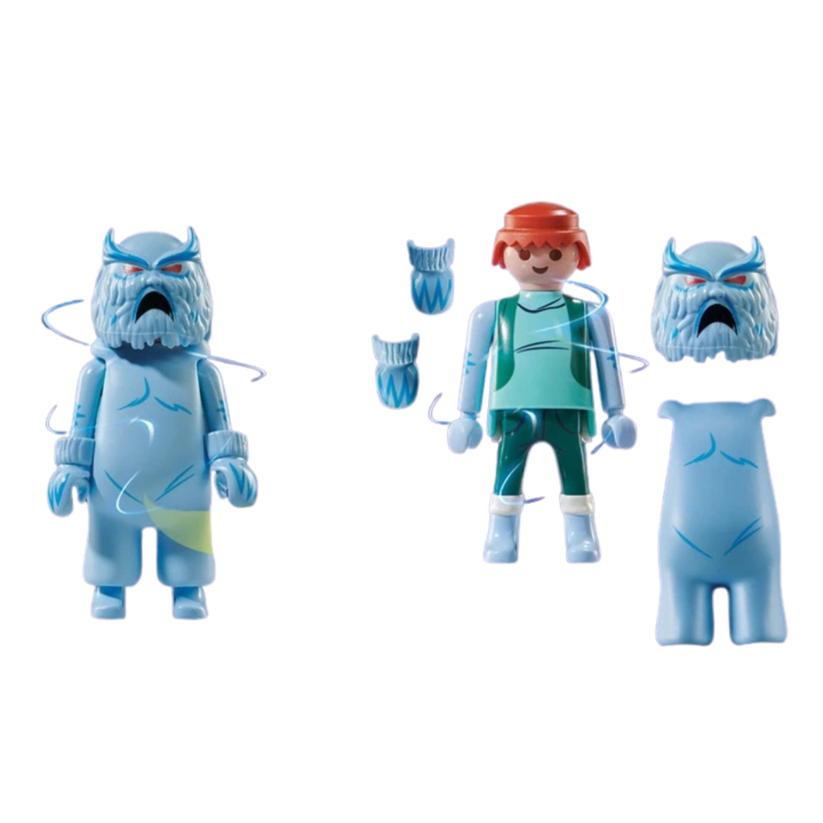 PLAYMOBIL SCOOBY-DOO AVENTURA SON SNOW GHOST Y MOTO DE NIEVE - 4