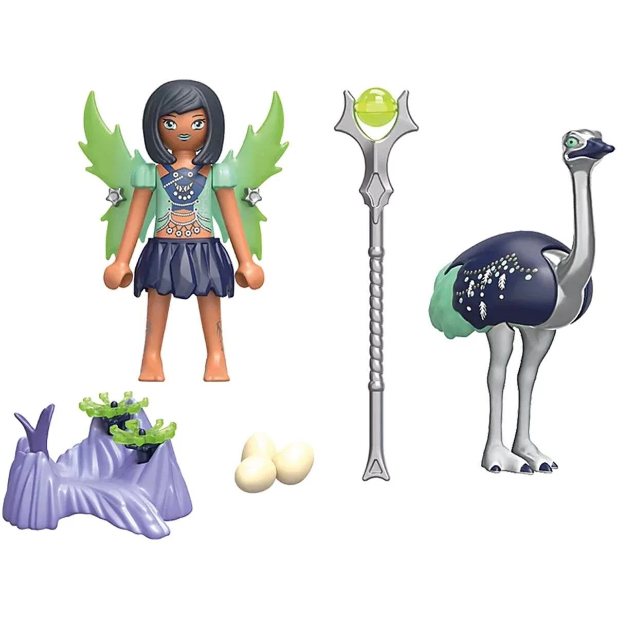 PLAYMOBIL AYUMA HADA LUNAR CON NIDO DE AVESTRUZ Y ACCESORIOS - 3