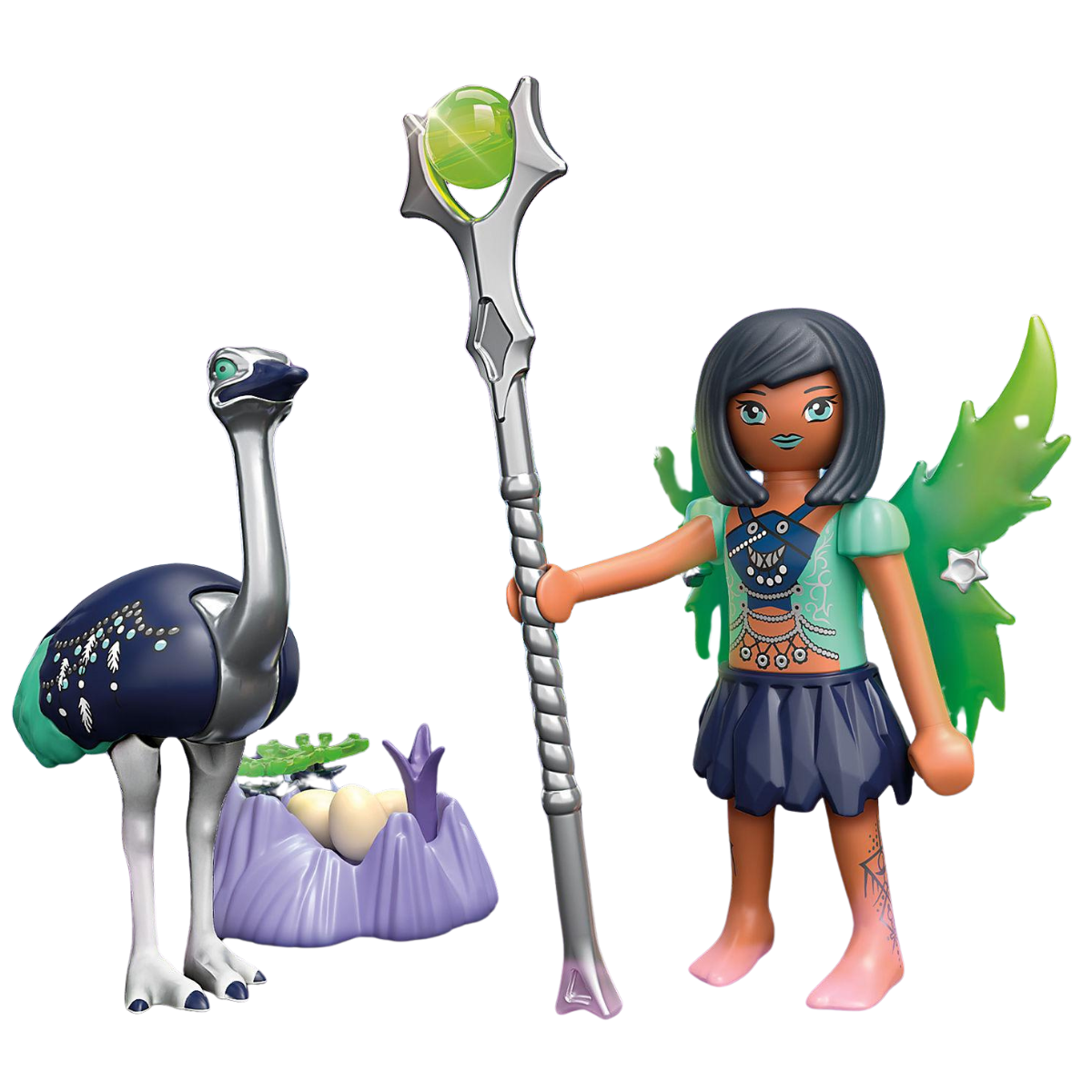 PLAYMOBIL AYUMA HADA LUNAR CON NIDO DE AVESTRUZ Y ACCESORIOS - 4