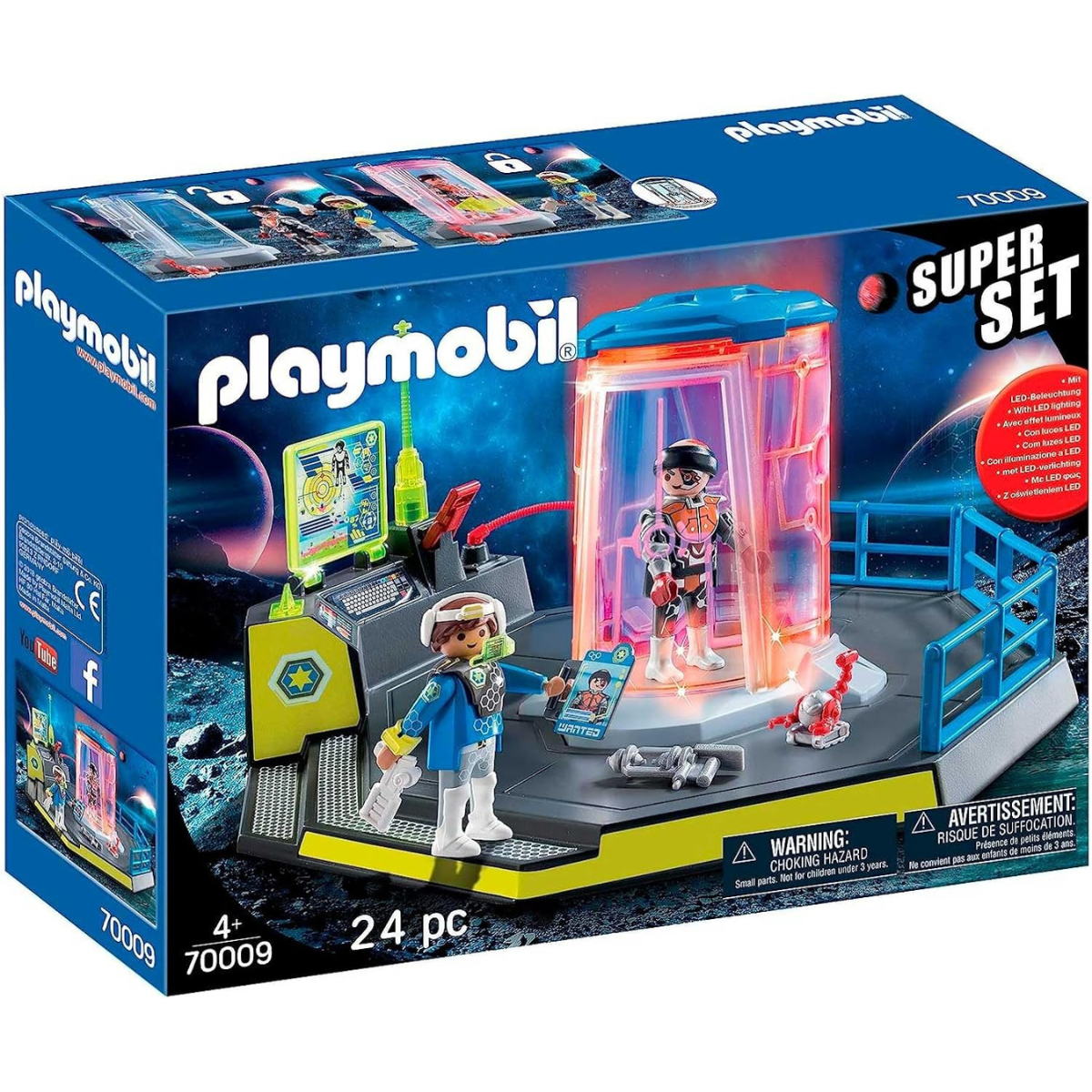 PLAYMOBIL SUPERSET COMANDO ESPACIAL CON CÁRCEL LED Y ACCESORIOS - 2