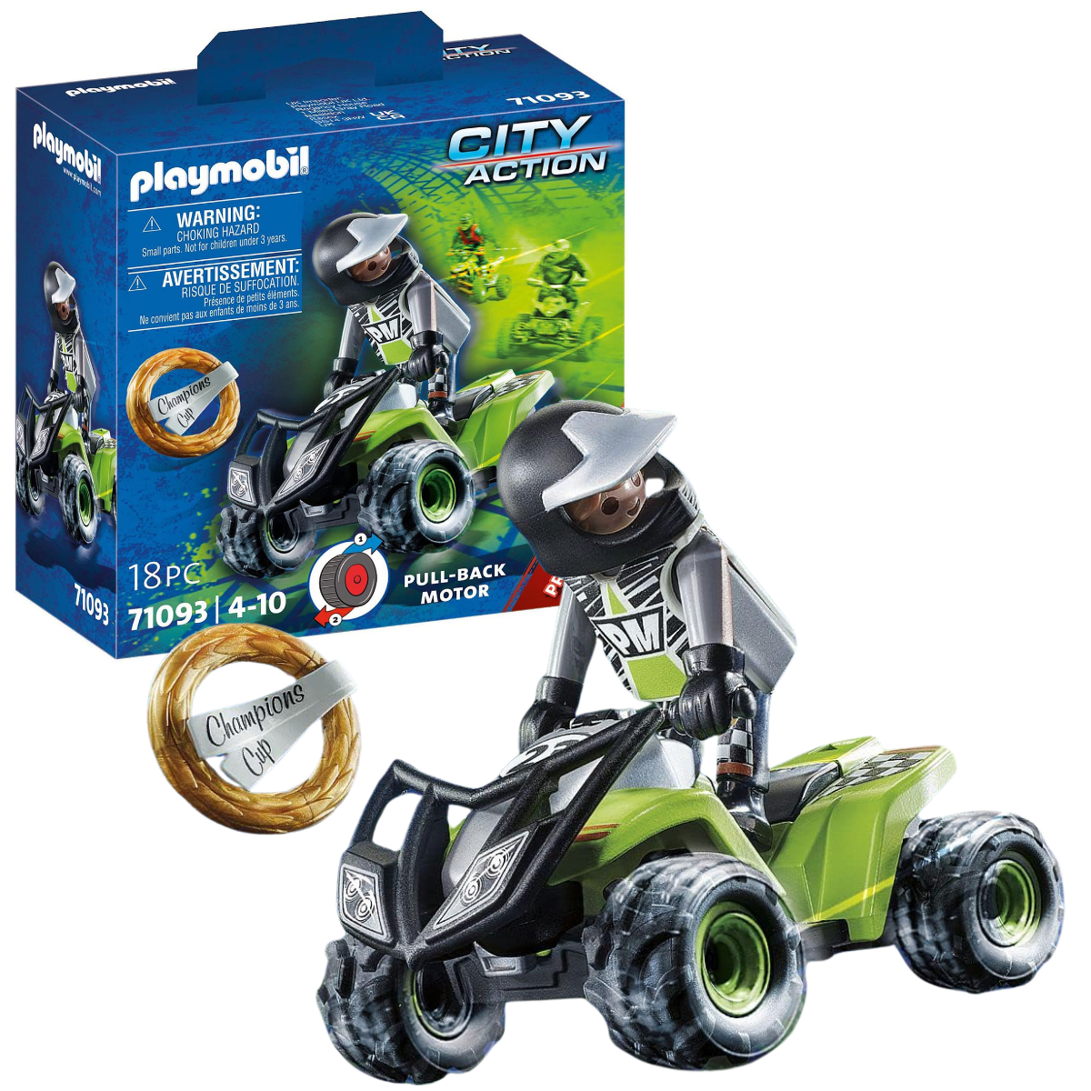 PLAYMOBIL FIGURA DE COLECCIÓN CITY ACTION CARRO DE CARRERAS - 1