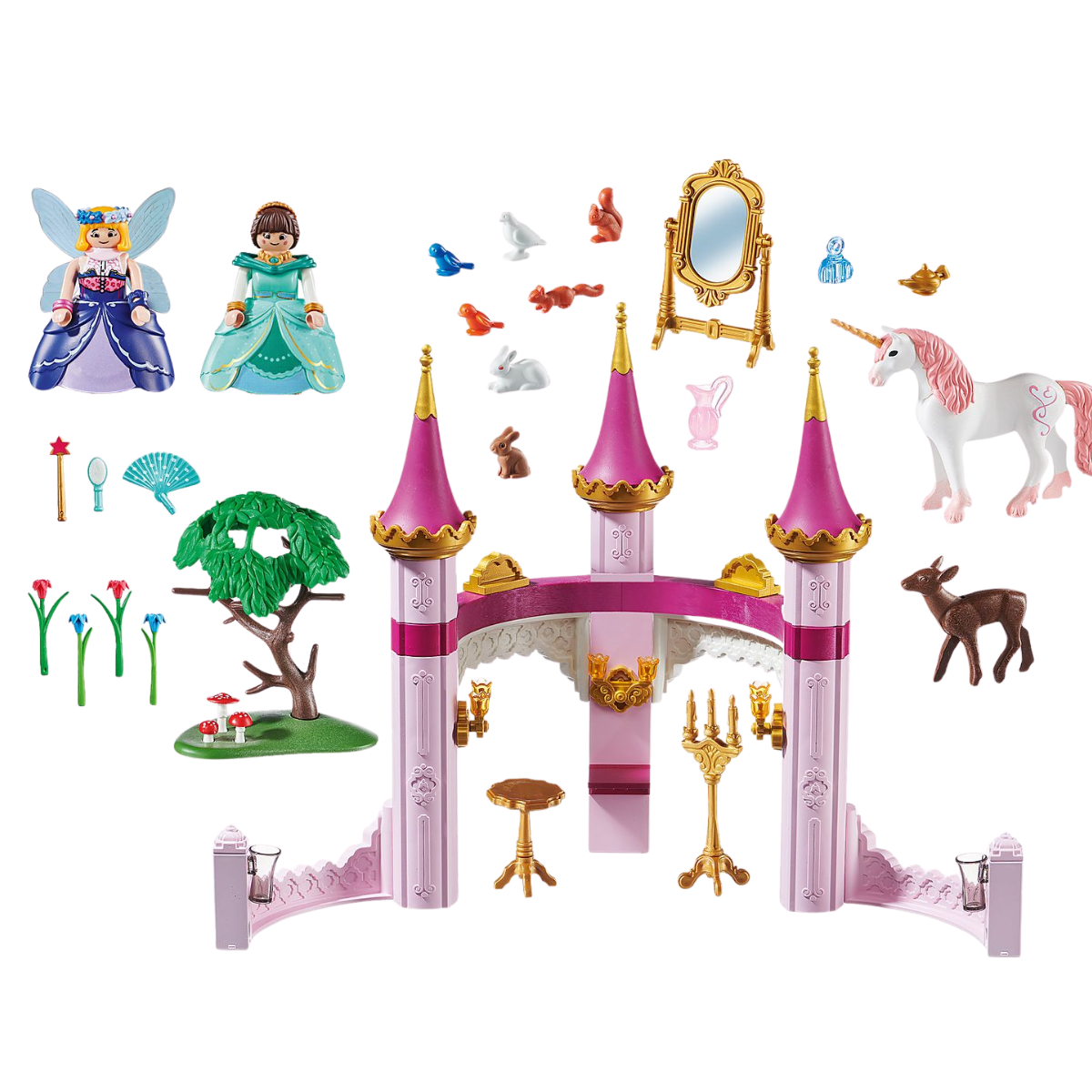 PLAYMOBIL THE MOVIE CASTILLO CON HADA MADRINA Y ACCESORIOS - 3